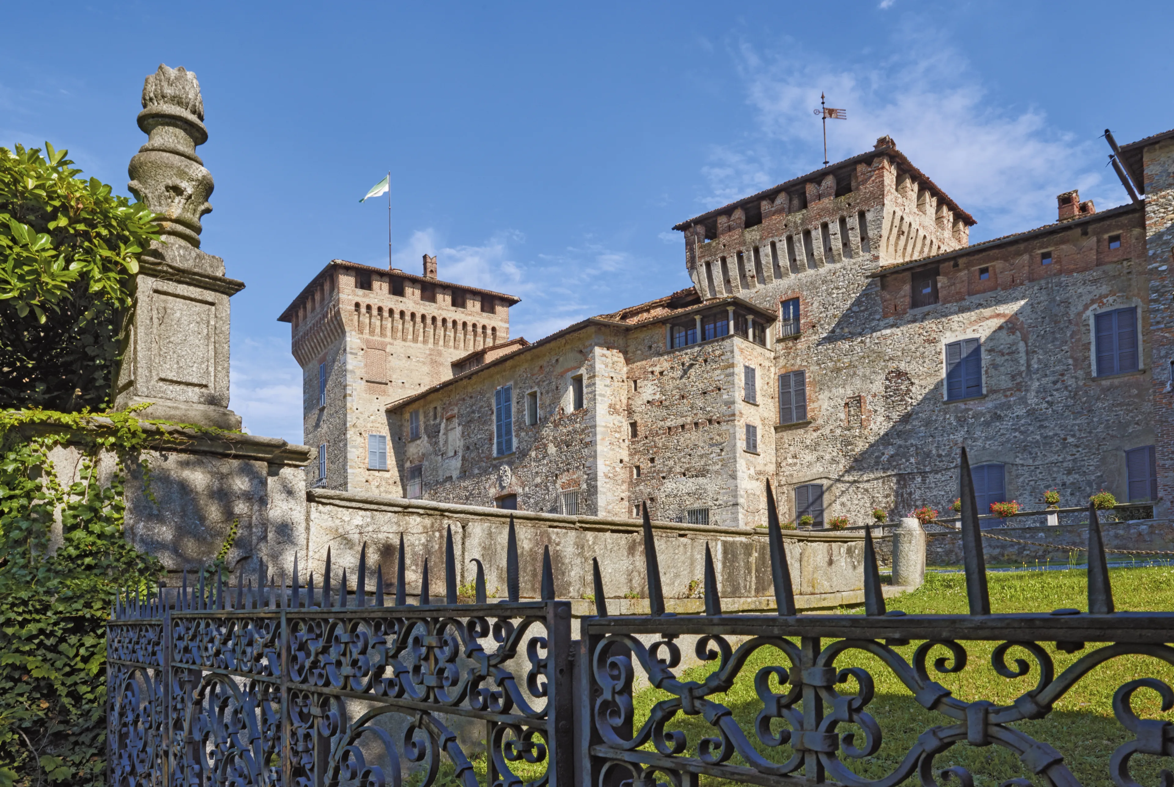 SOMMA LOMBARDO, VARESE ITALY, CASTLE VISCONTI DI SAN VITO