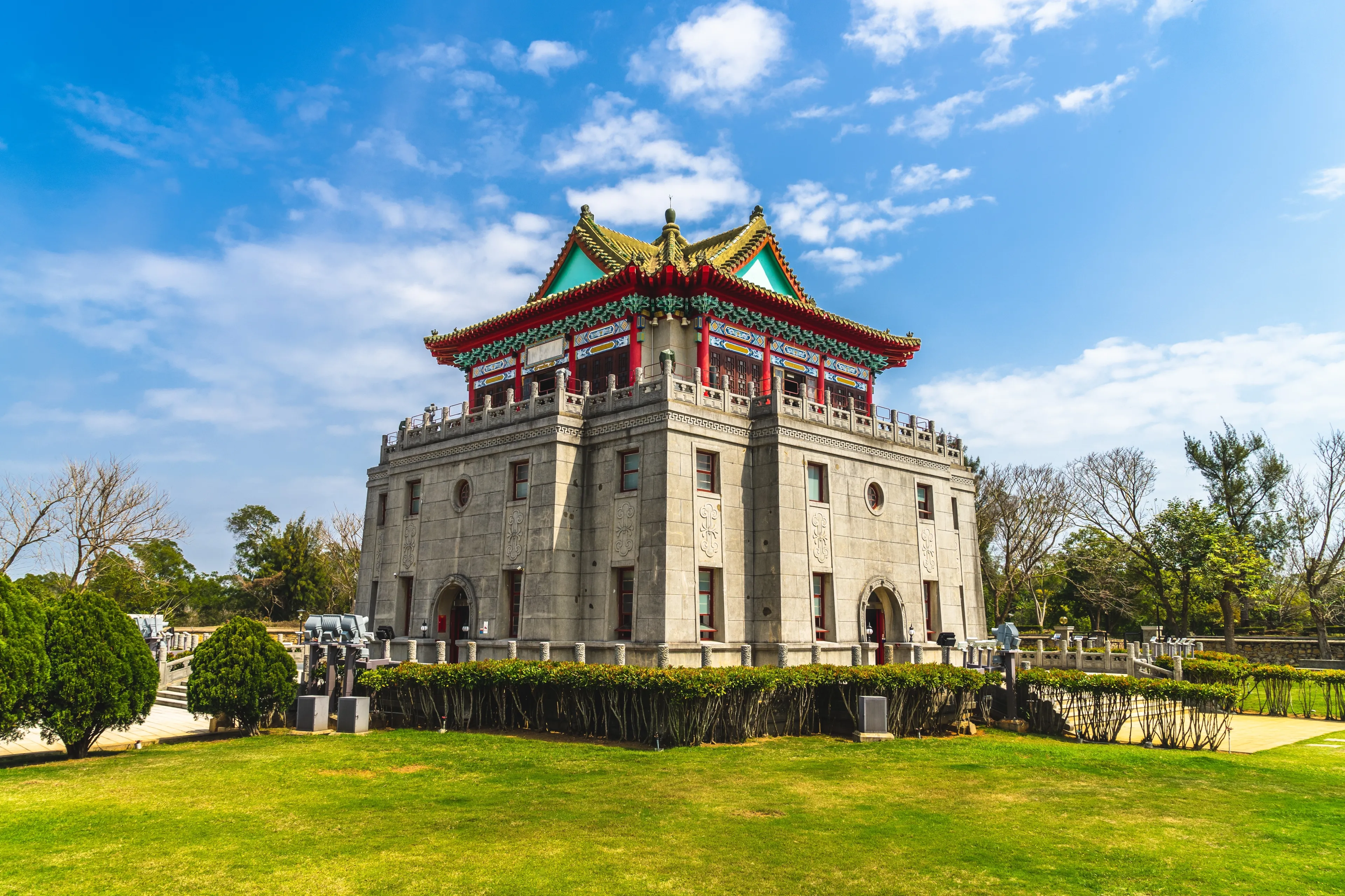 Juguang Tower isa tower in Jincheng Township, Kinmen County, Taiwan