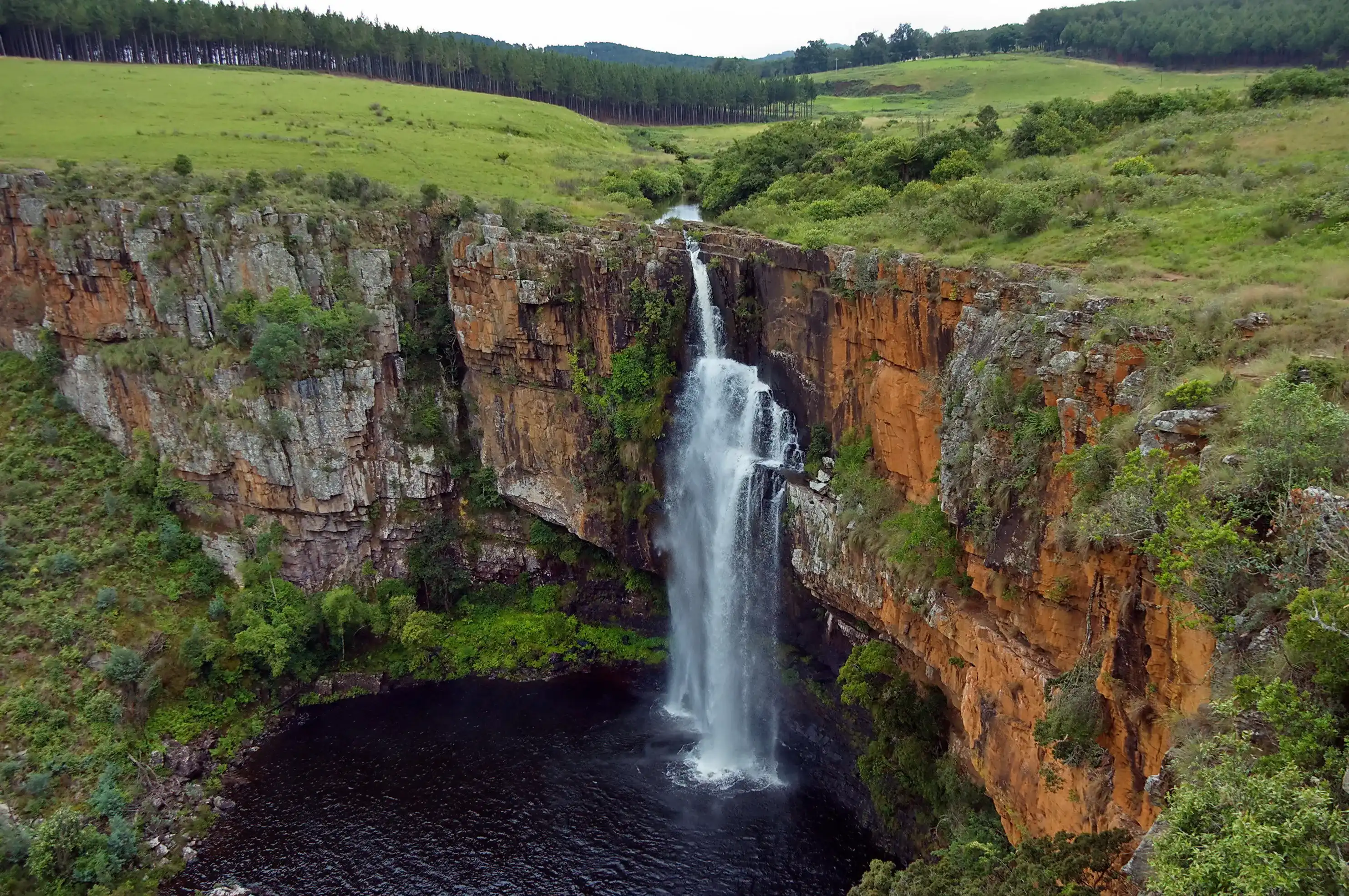 Berlin waterfall. Blyde river, Mpumalanga, Drakensberg, South Africa Berlin waterfall. Blyde river, Mpumalanga, Drakensberg, South Africa