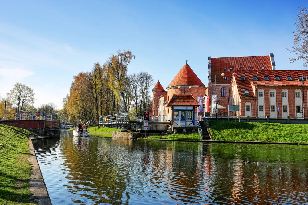 Łuczański canal in Giżycko, 