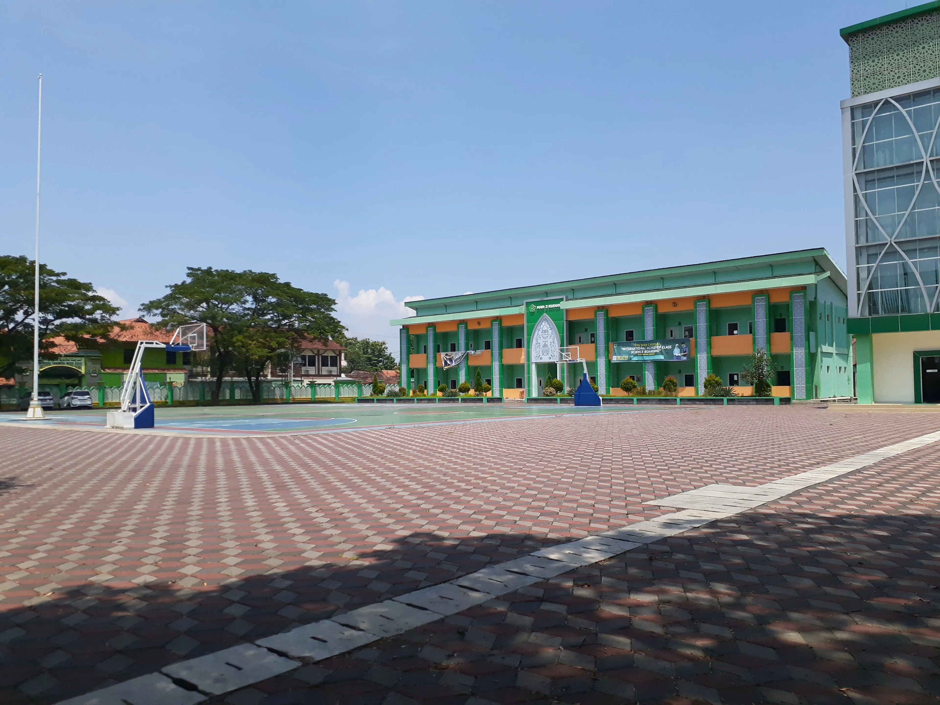 Kudus, Indonesia - April 07 2025 : MAN 2 Kudus school building.