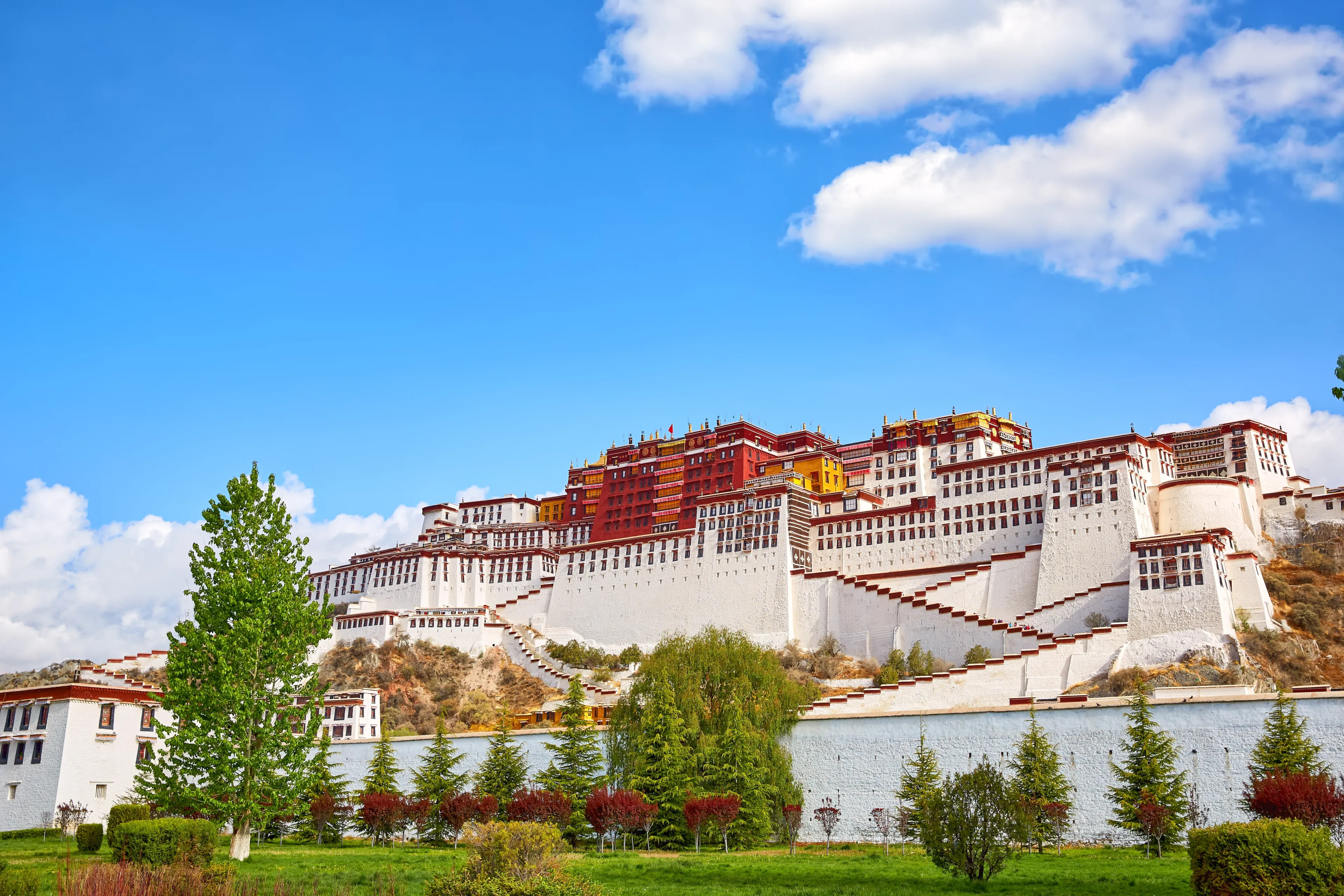 The Potala Palace in Lhasa, Tibet, China