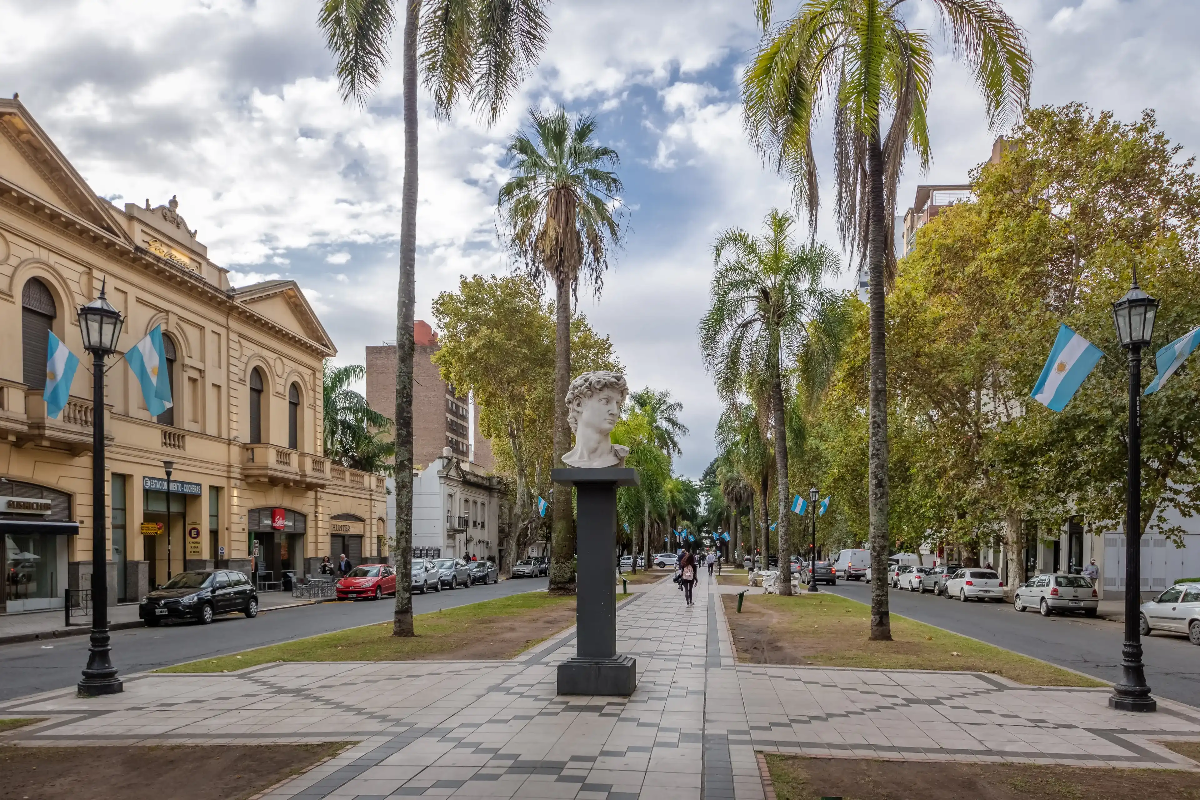 Rosario, Argentina - May 18, 2018: Orono Boulevard - Rosario, Santa Fe, Argentina Rosario, Argentina - May 18, 2018: Orono Boulevard - Rosario, Santa Fe, Argentina