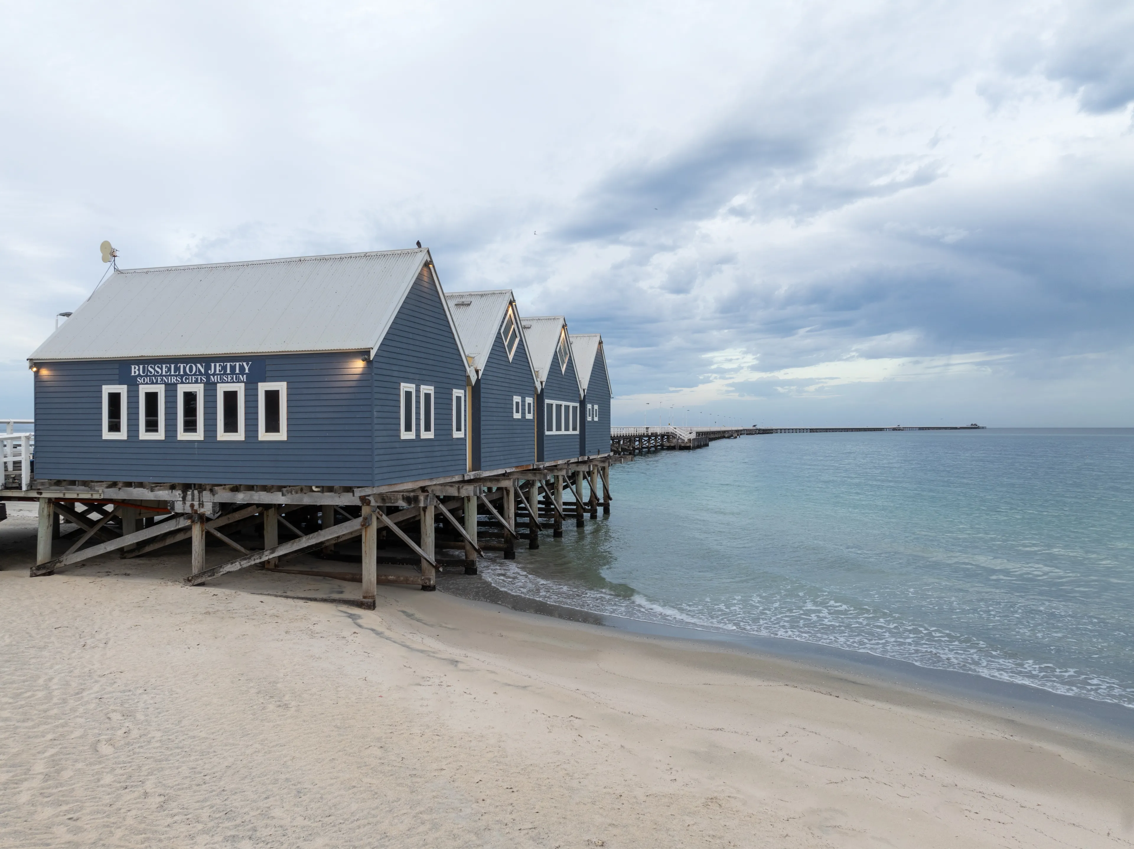 Busselton, Western Australia, 12-21-2023 Busselton Jetty Interpretive Centre