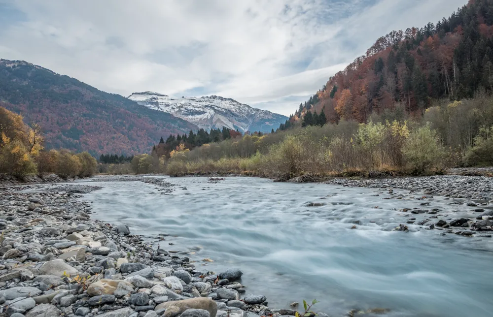 River in France near Samoëns named: Le Giffre