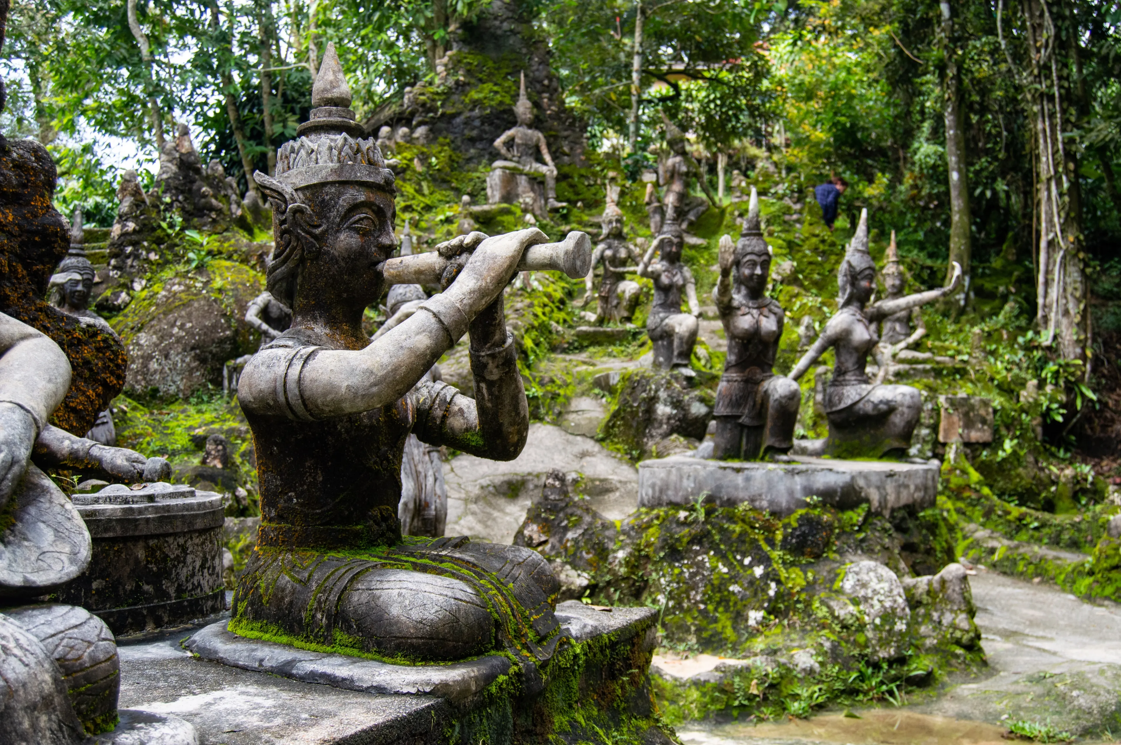 Tarnim Magic Garden or Secret Buddha Garden Statues in Koh Samui Island, Surat Thani, Thailand