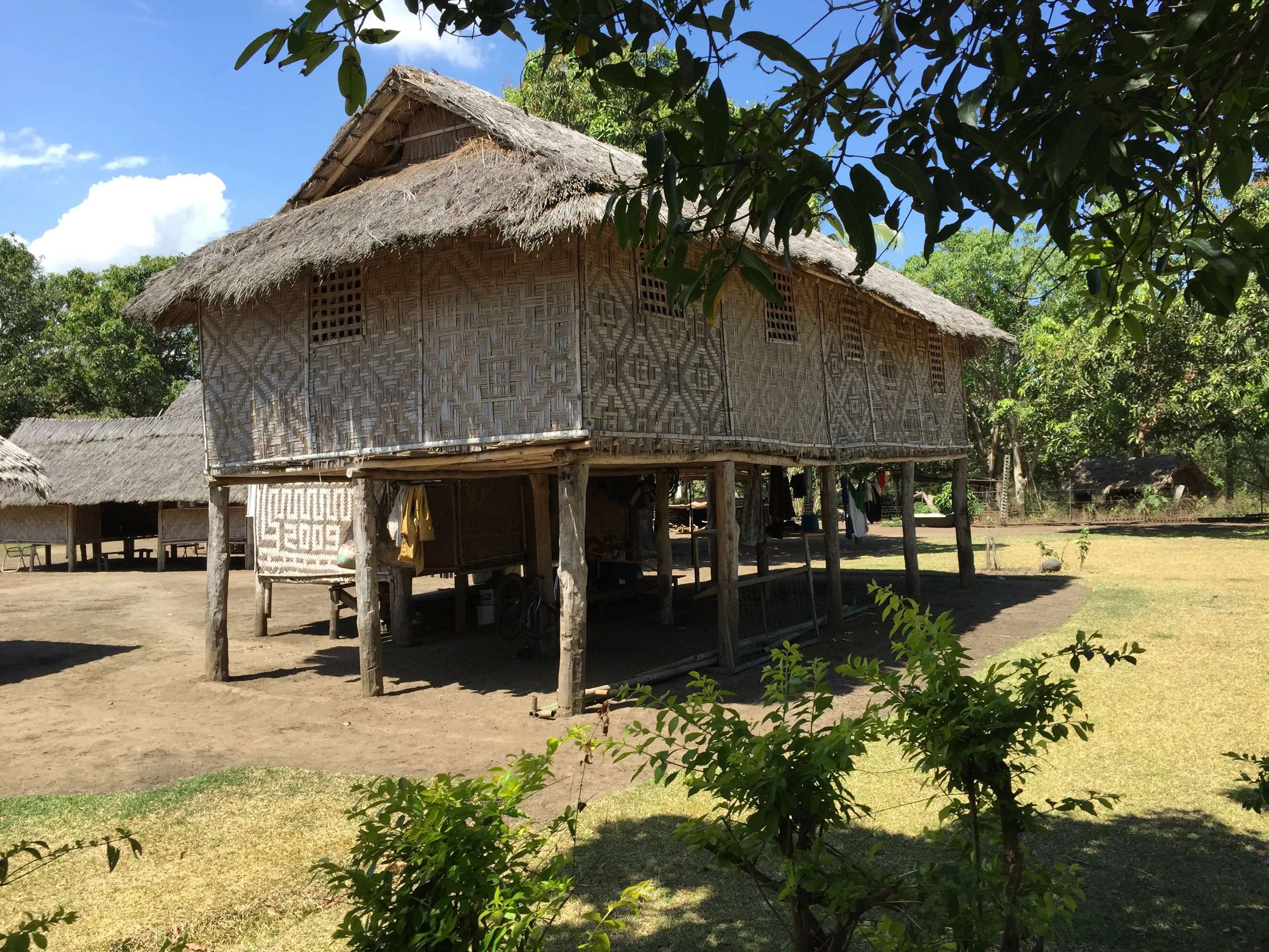 House in Yonki village, Erap Valley, Papua New Guinea