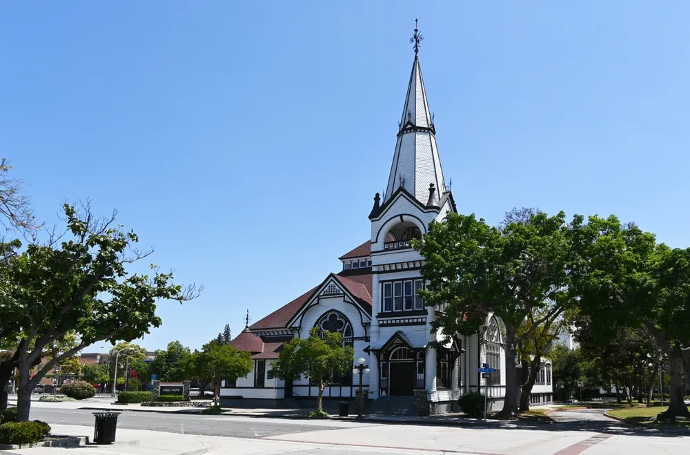 POMONA, CALIFORNIA - 18 MAY 2024: The Way Pomona is an interdenominational congregation, World Outreach Church focuses on the beliefs that unite all Christians.