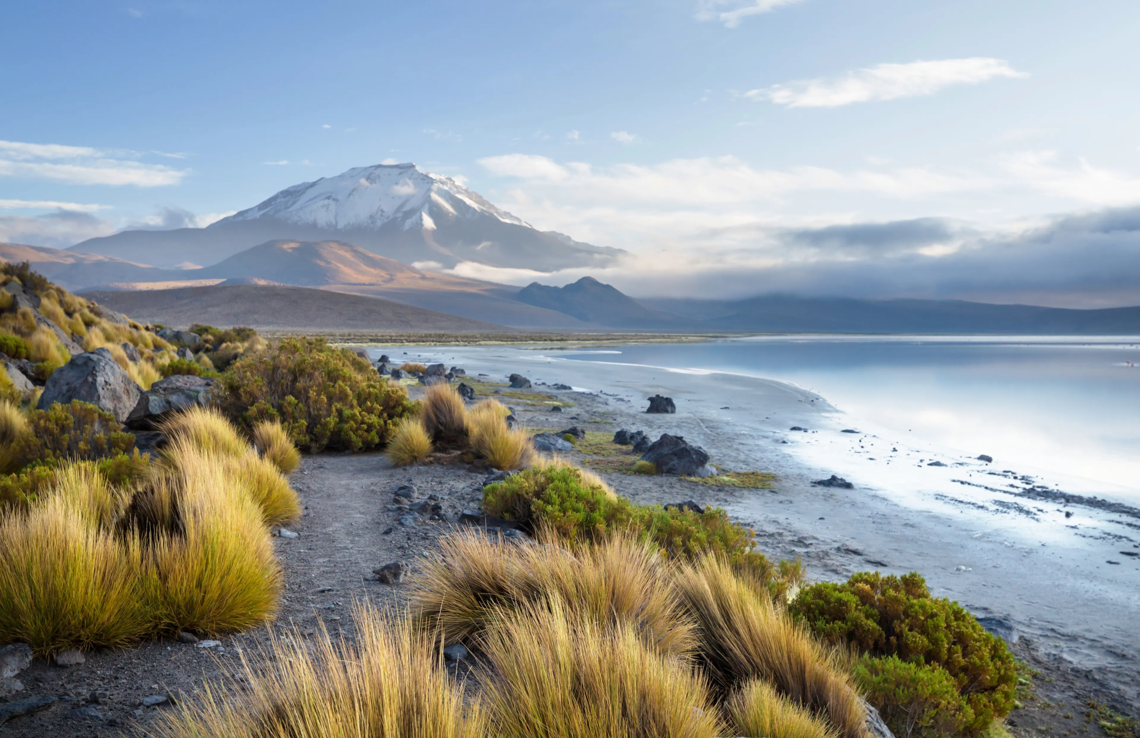 Fantastic Scenic landscapes of Northern Chile, Atacama desert. Beautiful inspiring natural landscapes.