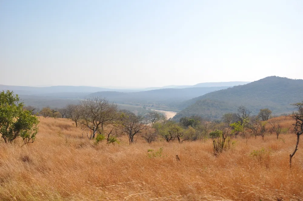 The Hluhluwe and Imfolozi nature reserve, south Africa