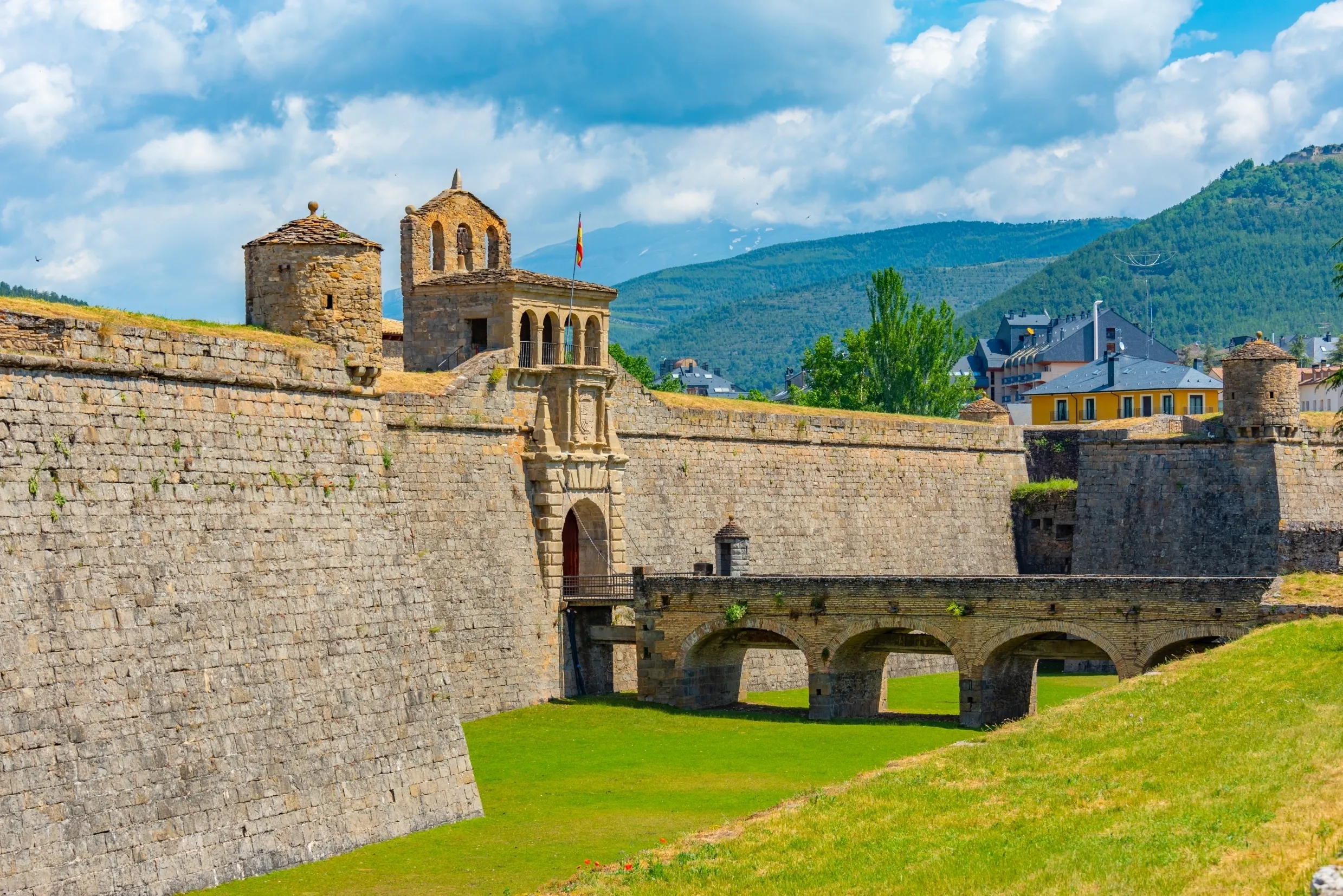 Ciudadela fortress in Spanish town Jaca.