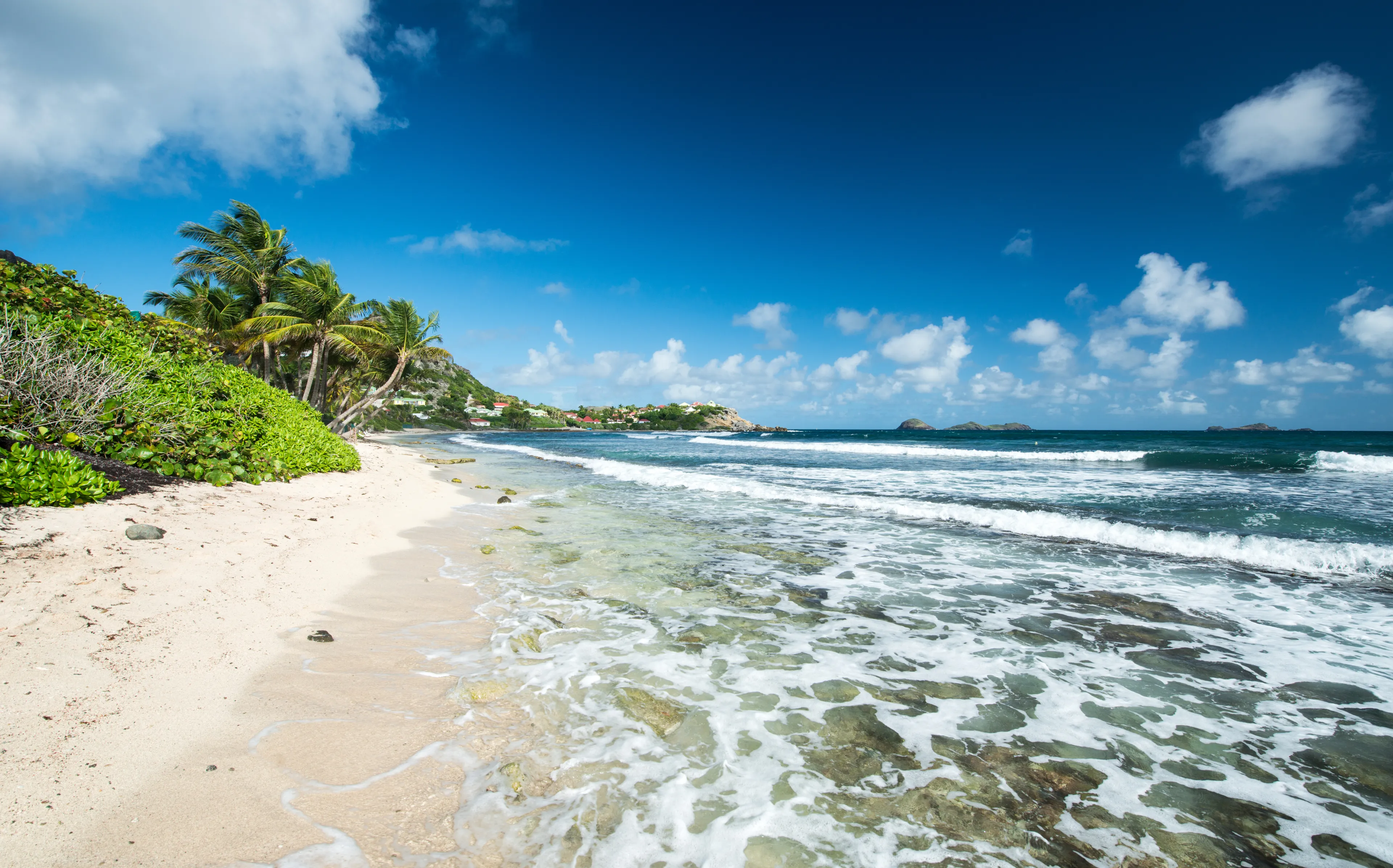 St Barth Island, Caribbean sea