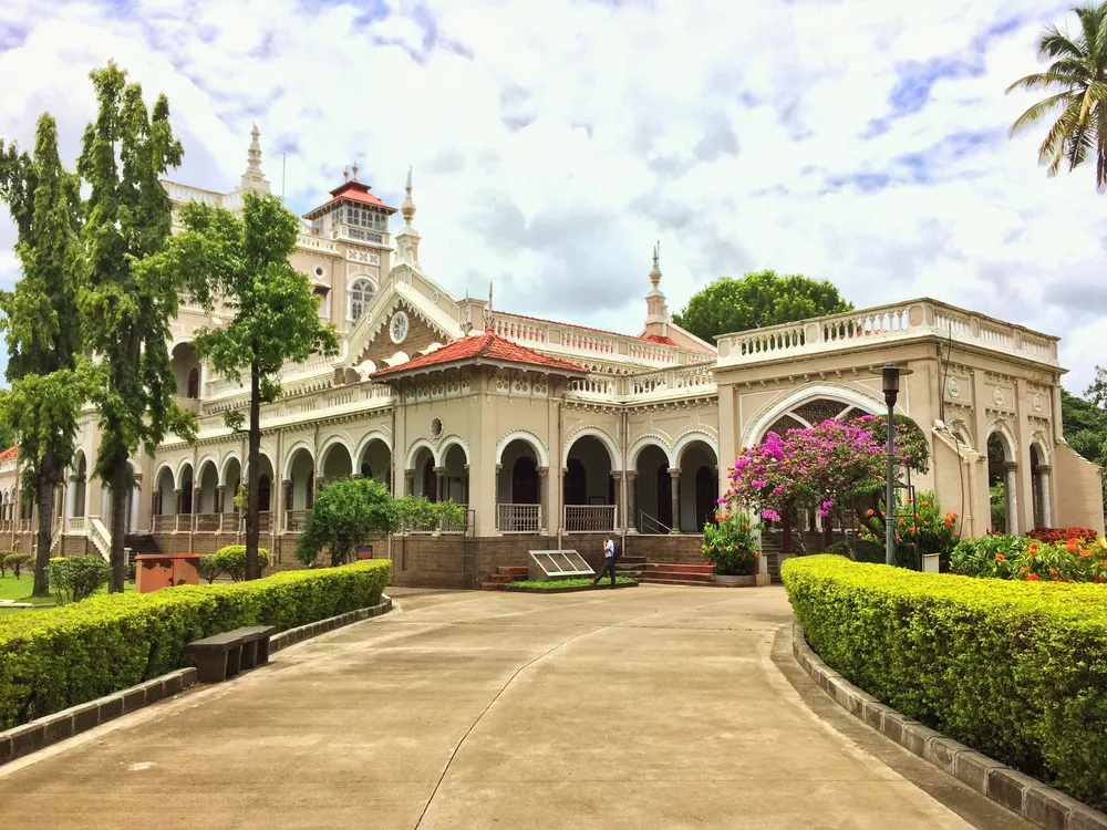 Aga Khan Palace in Pune, India
