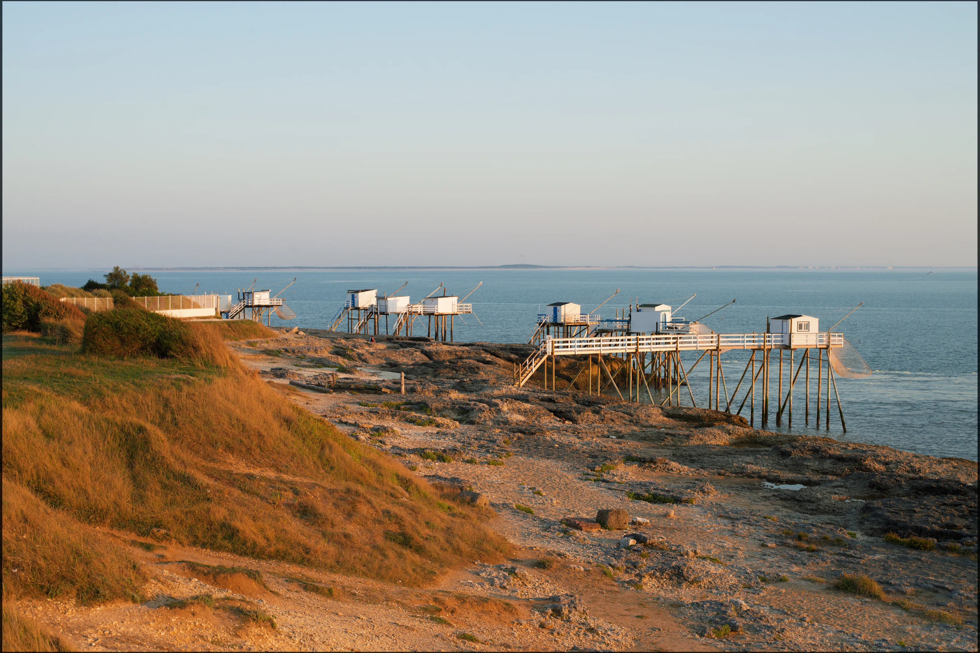 traditional fisherman's hut in the south west of France, royan