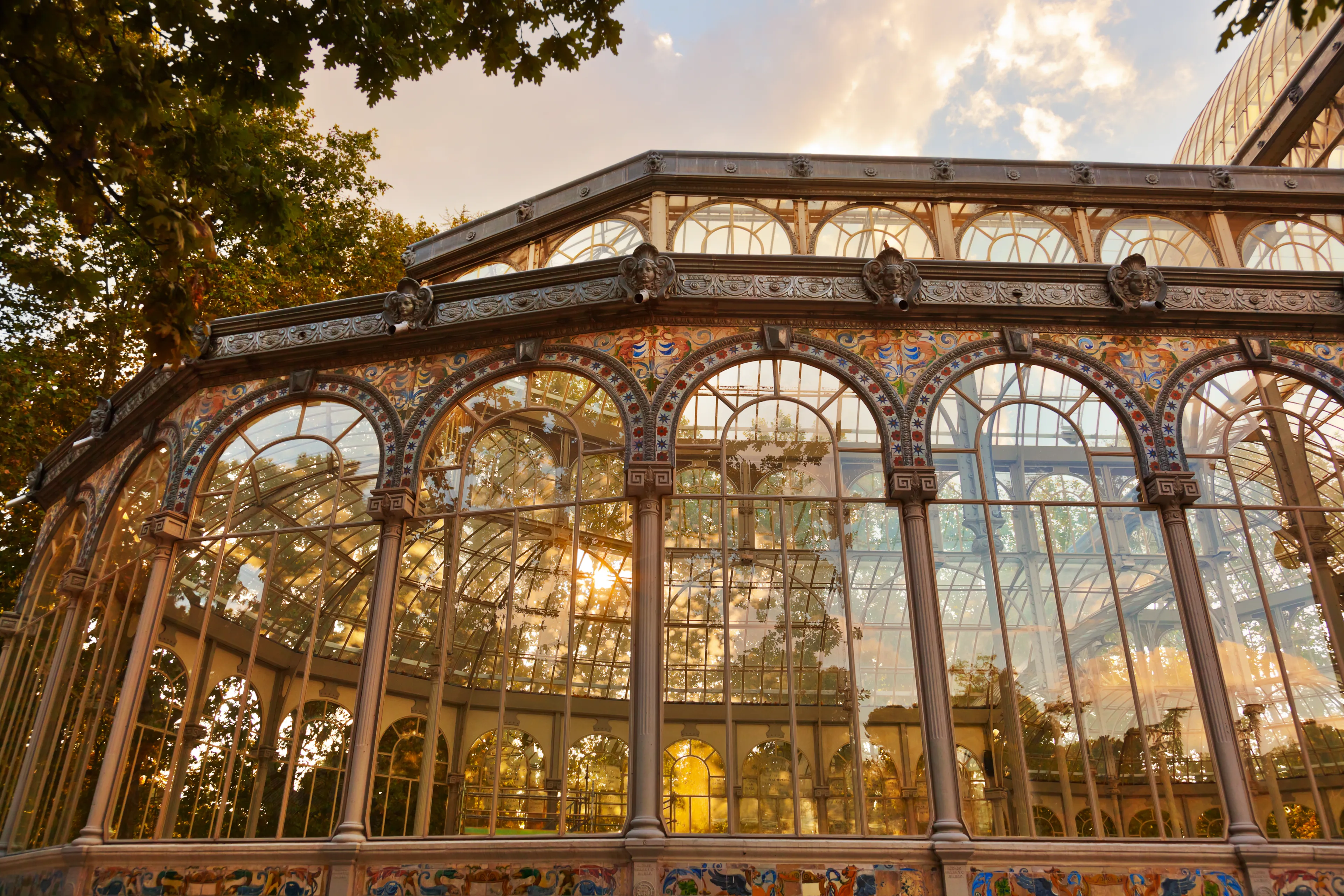 Crystal Palace at Retiro park - Madrid Spain