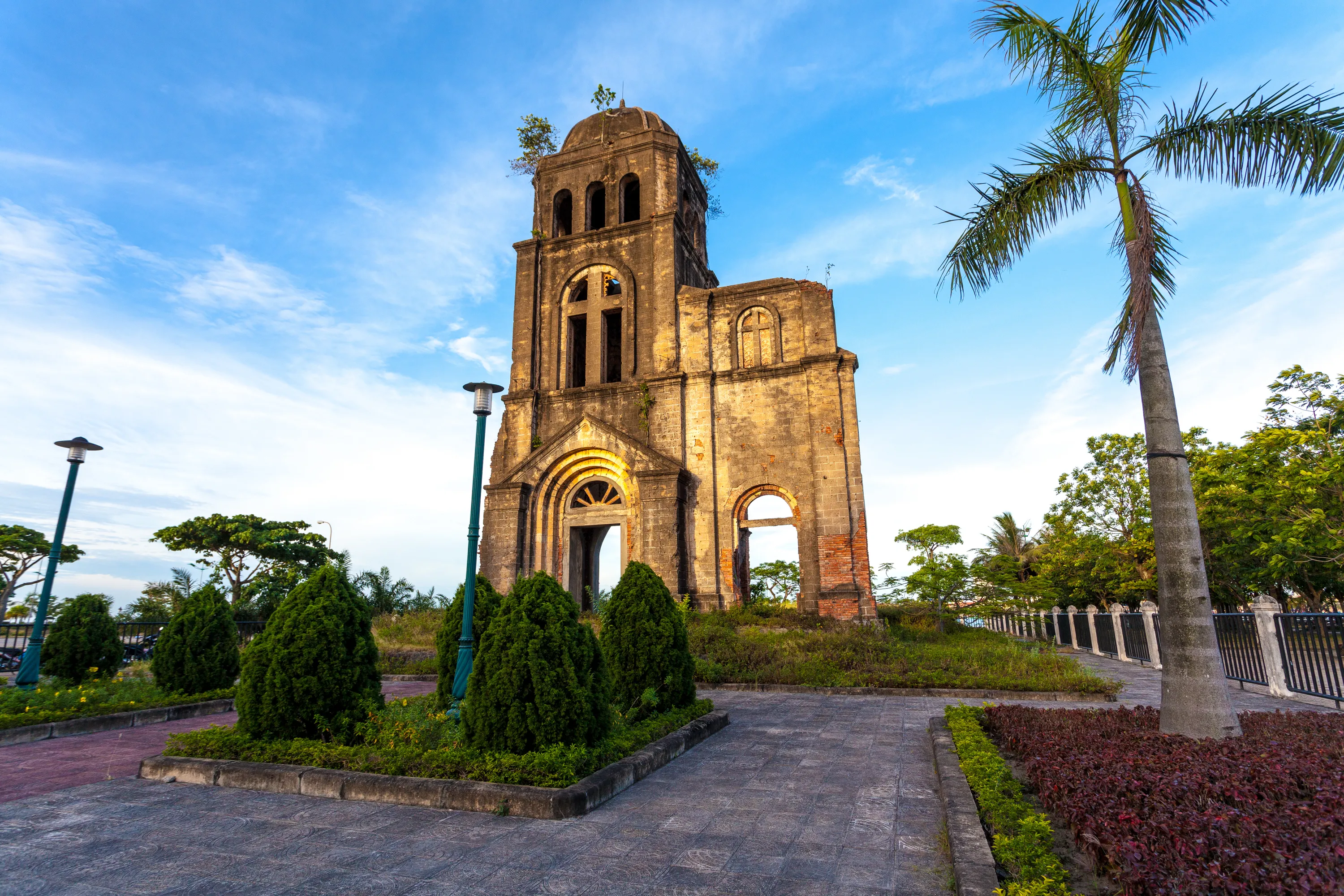 Tam Toa Church is an old Catholic church built during the late 19th century in Dong hoi QuangBinh. During the Vietnam War, the church was destroyed by American bombs. it's Evidence of war 