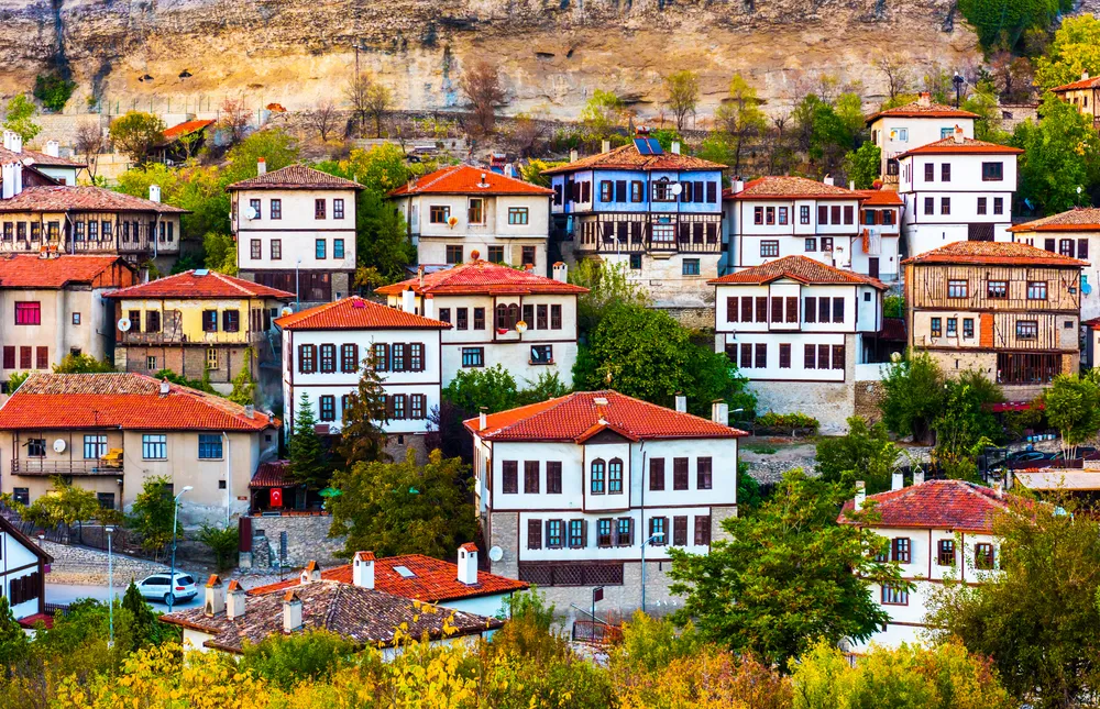 SAFRANBOLU, TURKEY. Traditional Ottoman Houses in Safranbolu. Safranbolu is district of Karabuk Province in the Black Sea region of Turkey. City in UNESCO World Heritage Site.