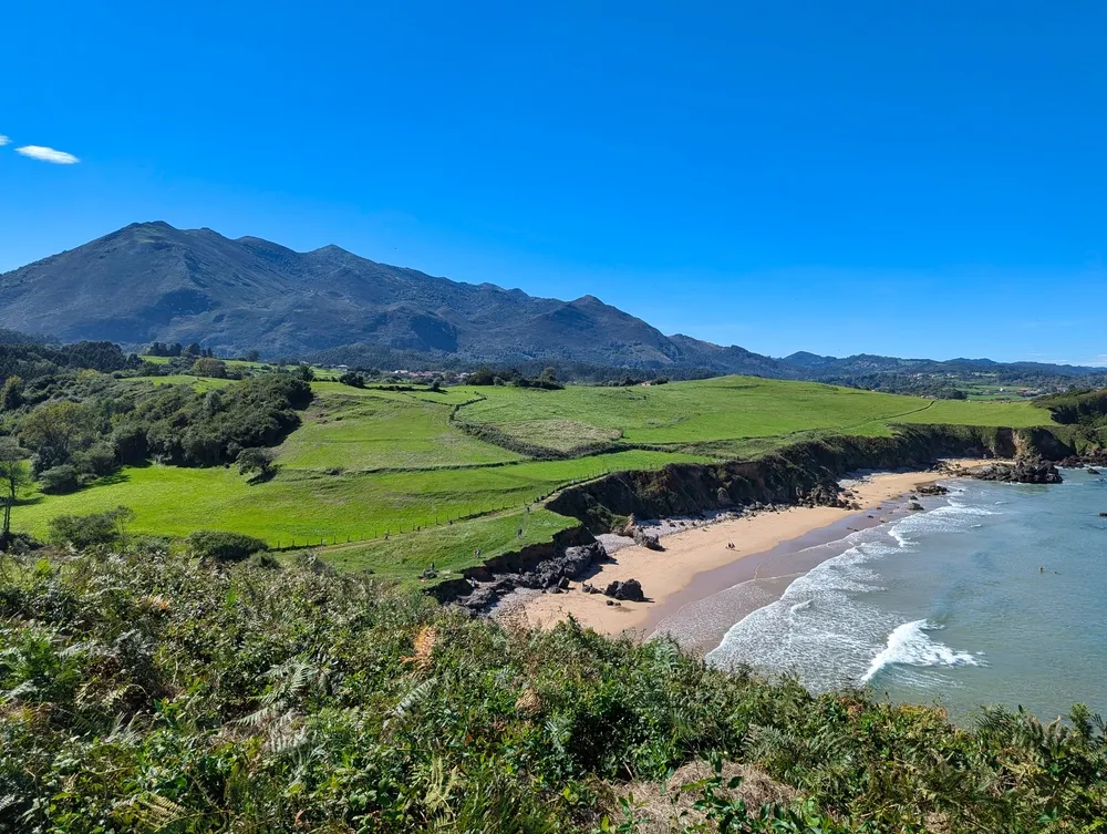 La Beciella beach, Colunga municipality, Asturias, Spain