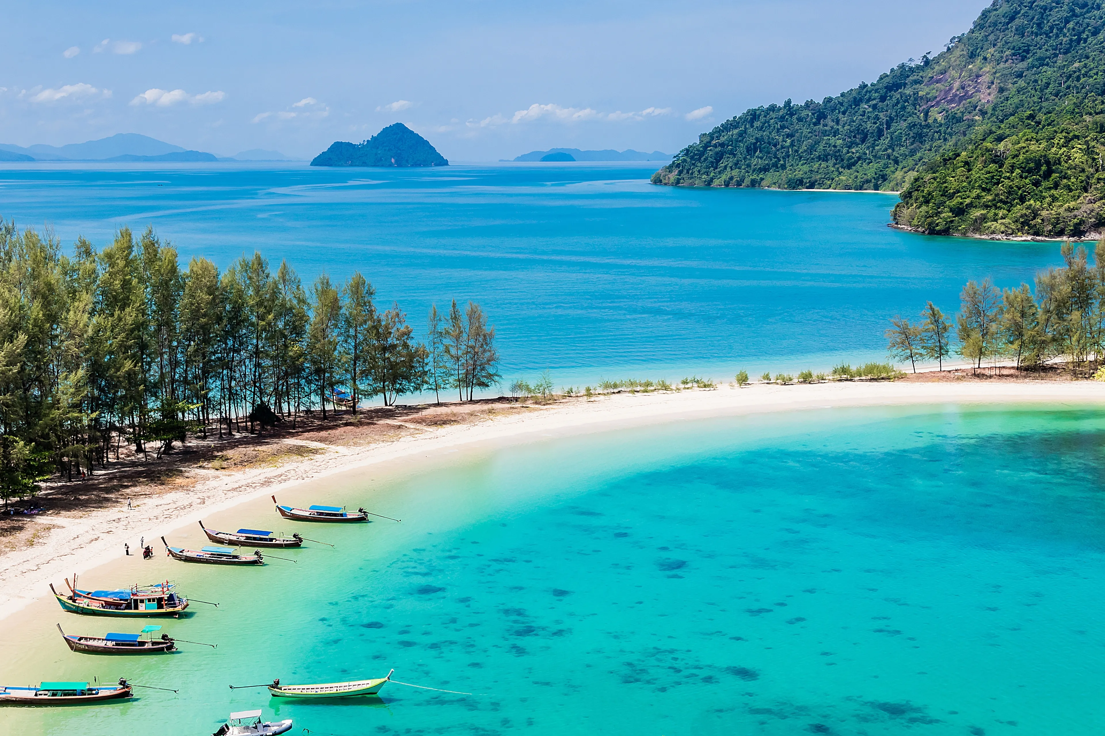 Ao Khao Kwai (Buffalo Bay), Koh Kham Islands, Ranong, Thailand.