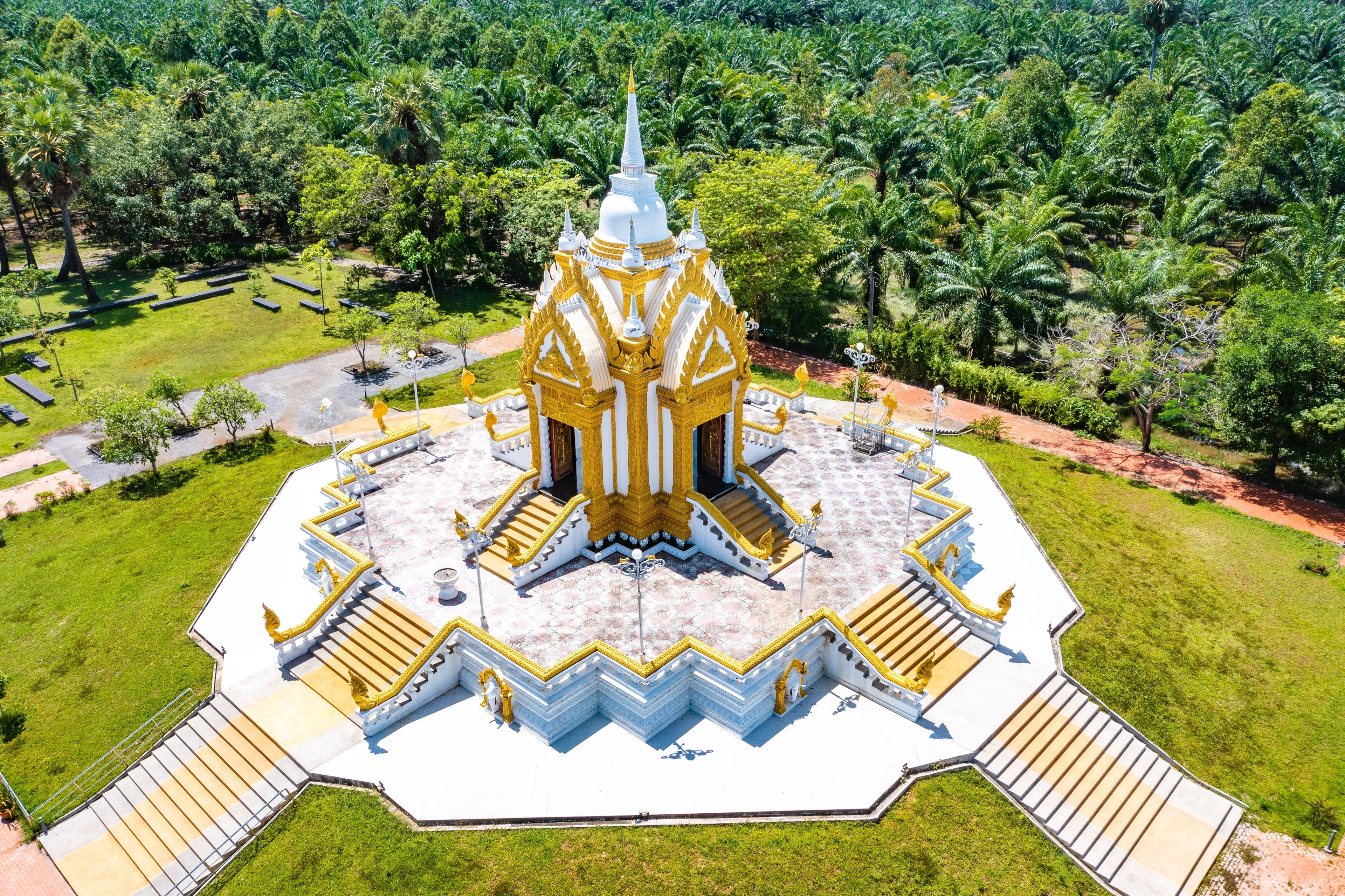 Khanom City Pillar Shrine in Nakhon Si Thammarat, Thailand