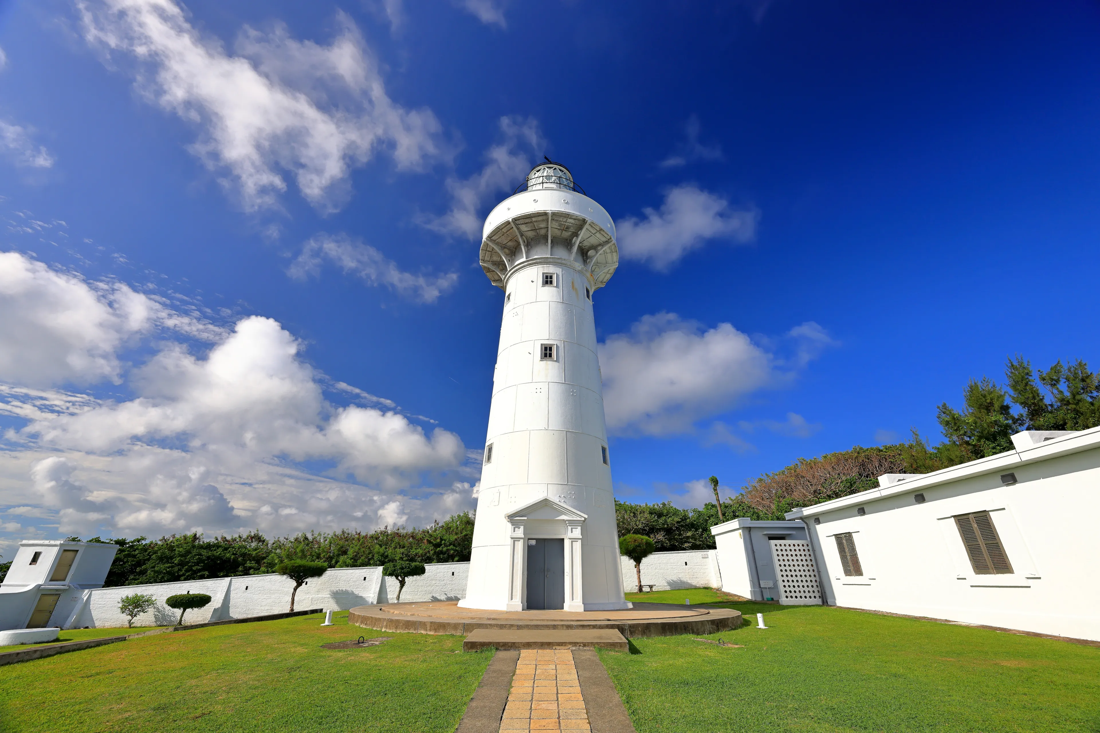 Eluanbi lighthouse, a 19th-century lighthouse situated at Hengchun , Pingtung County, Taiwan
