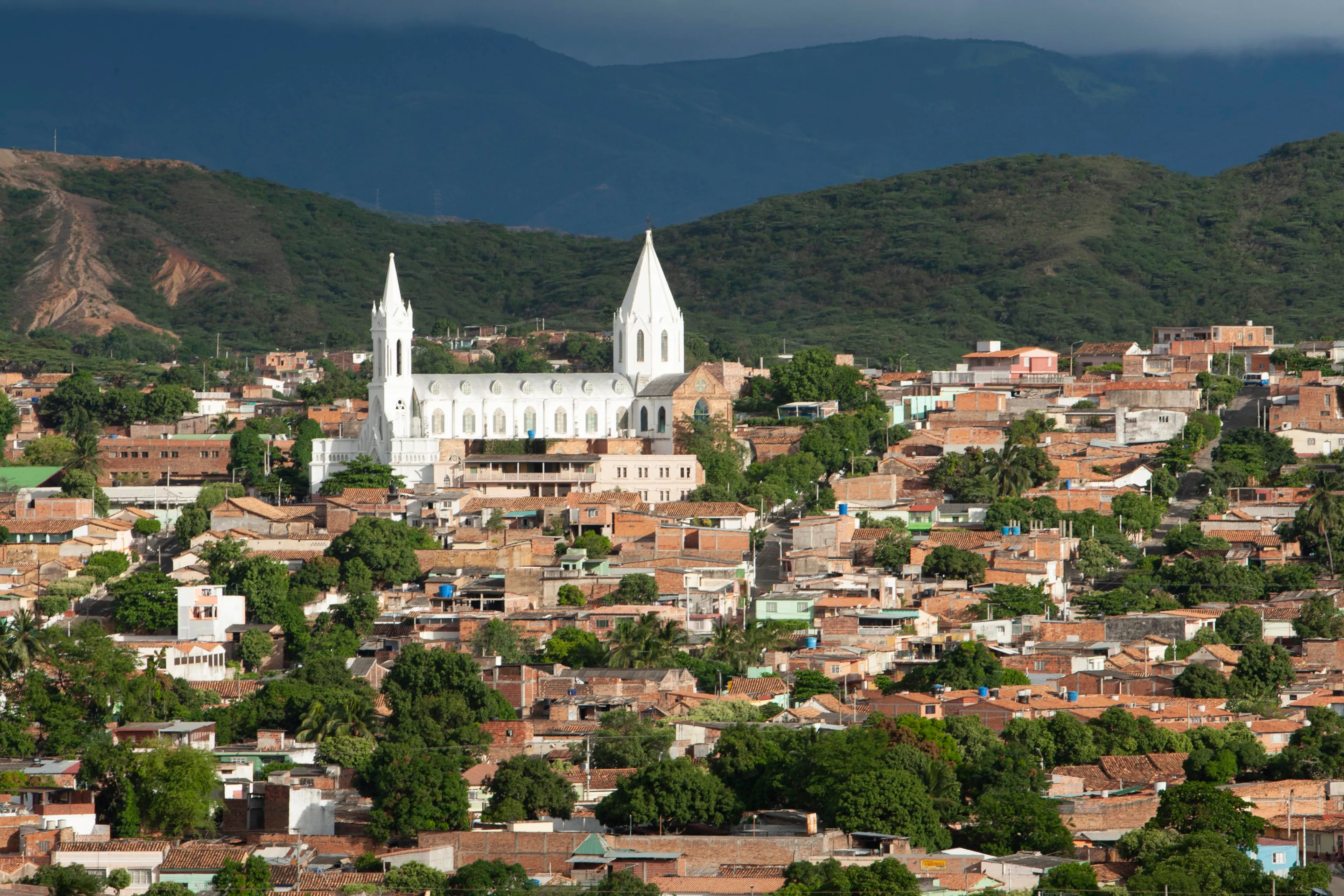 North Santander, Colombia. June 29, 2008: Panoramic of Cucuta