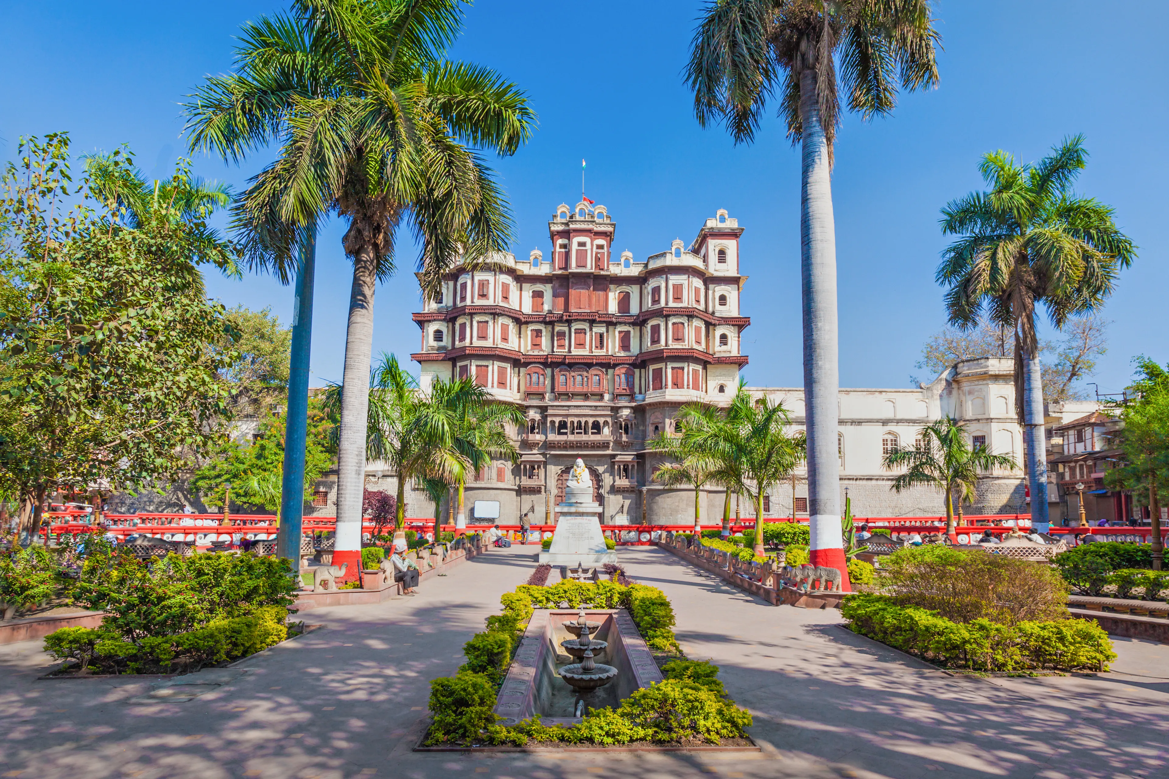 Rajwada is a historical palace in Indore city, India