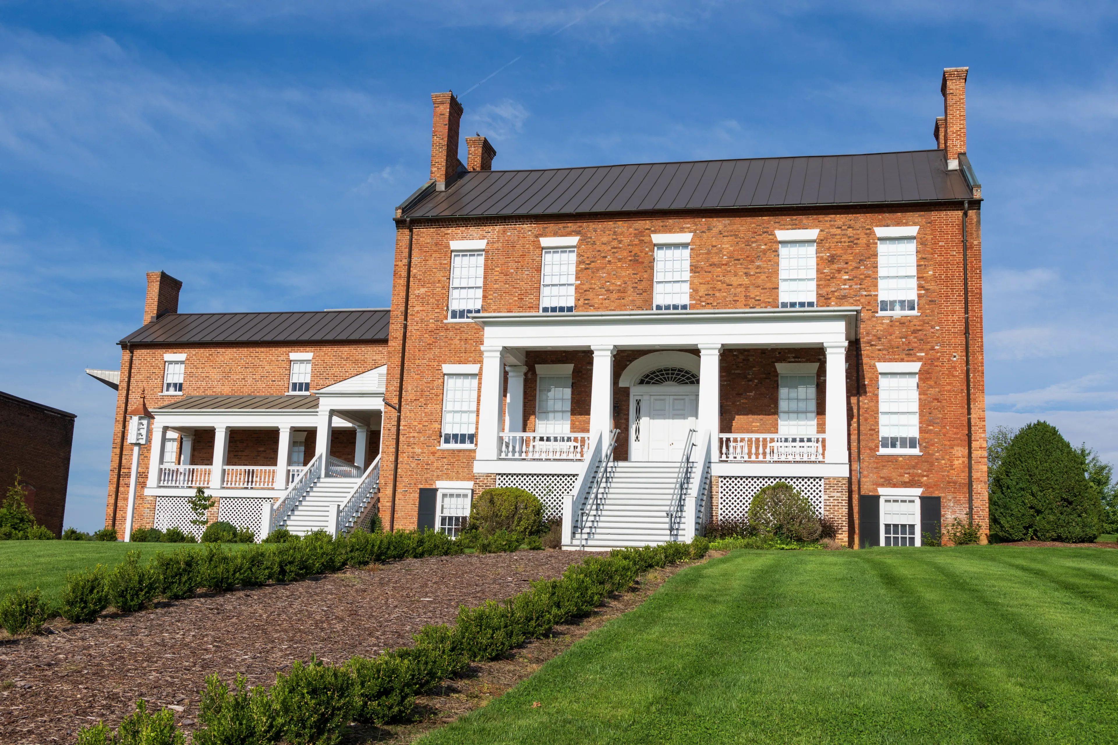 GREENEVILLE, TN, USA-10-2-18: The Dickson-Wiliams Mansion was built in Federal style in 1821.