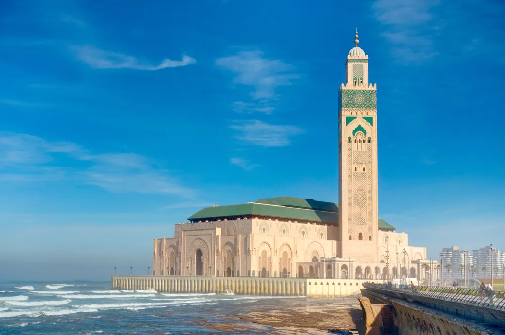 Hasan II Mosque in Casablanca, Morocco