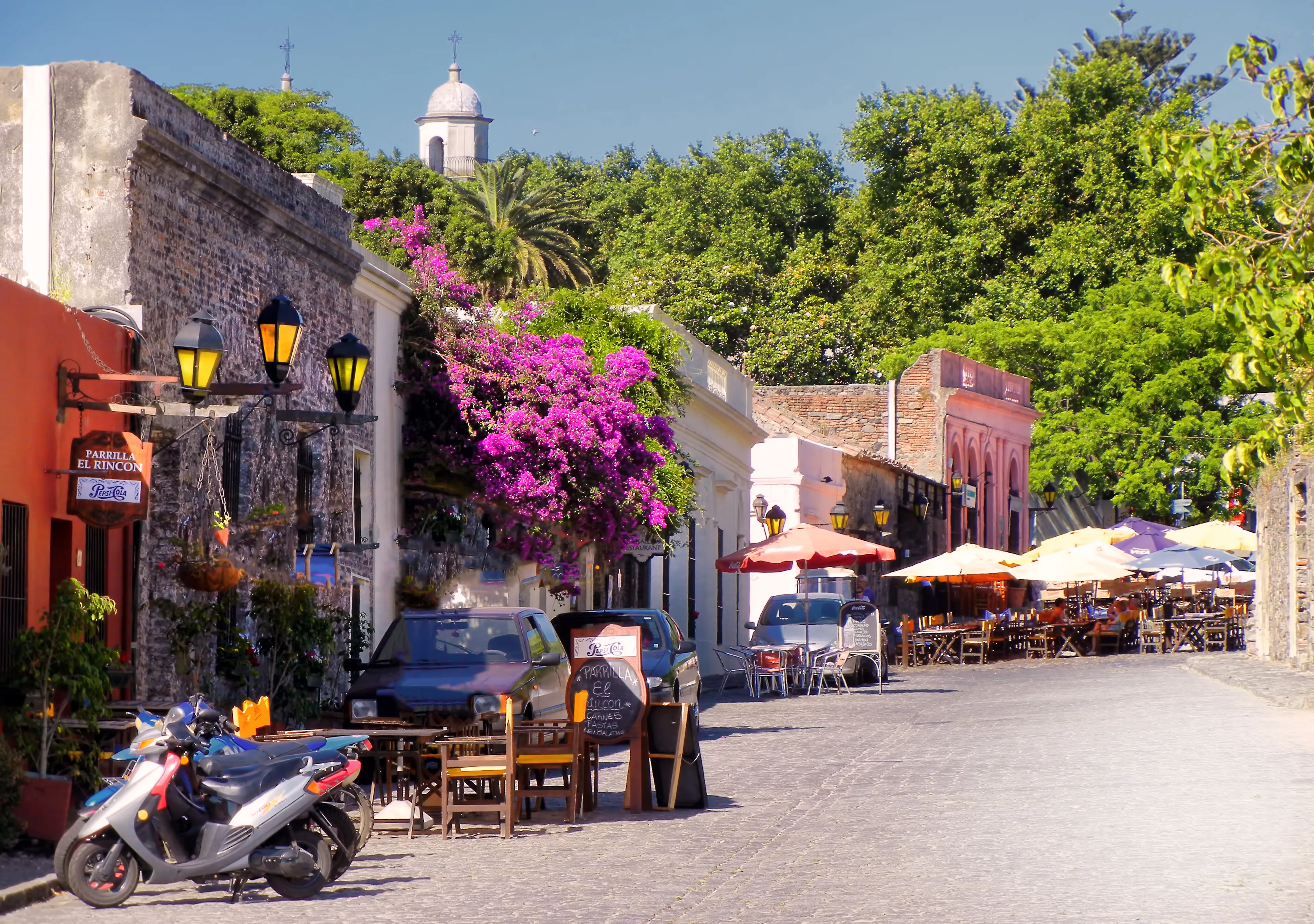 Colonia, Uruguay. Circa November 2010. View of Colonia del Sacramento historic quarter.