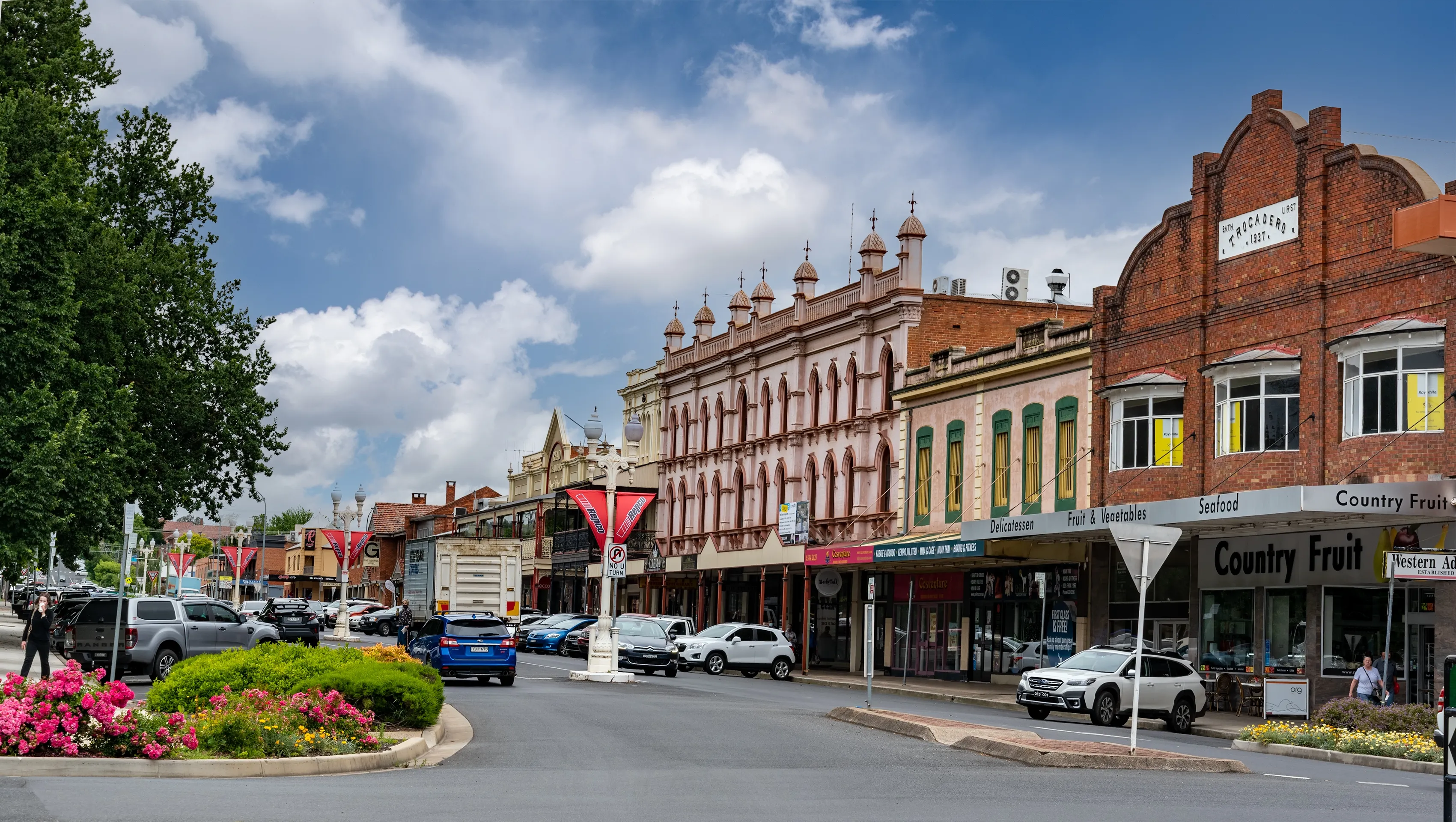 Bathurst, NSW Australia- December 10 2021: Bathurst is one of the New South Wales' most beautiful and vibrant cities located just a few hours west of Sydney.