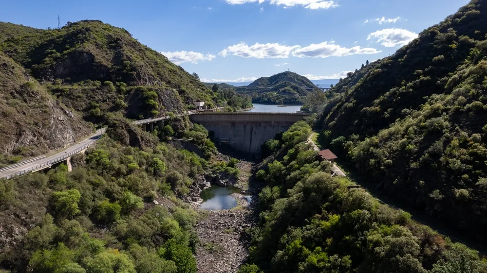 San Roque Dam, Villa Carlos Paz, Cordoba, Argentina.