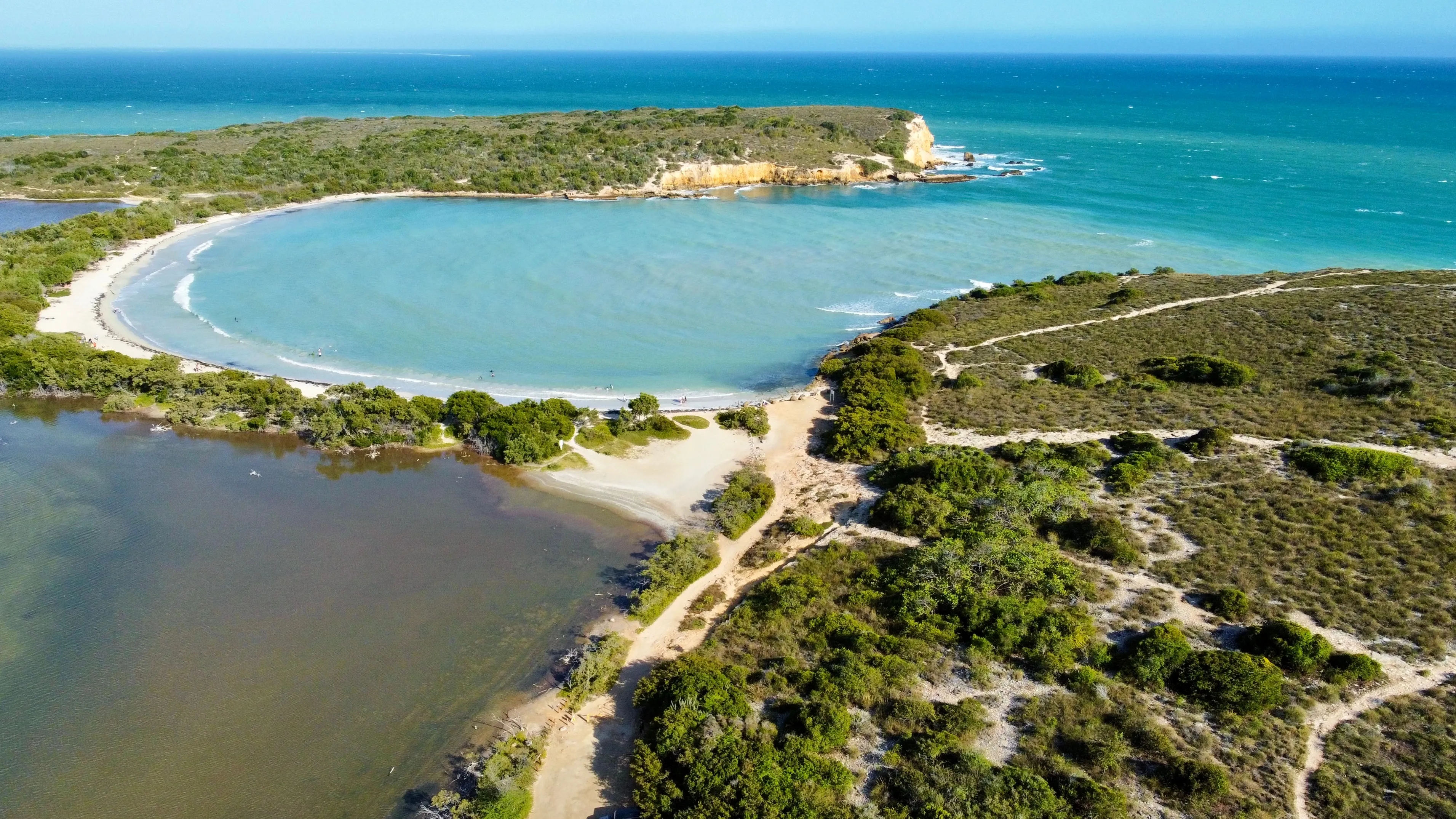 Playa Sucia, Puerto Rico. This beautiful inlet is home of multiple salt flats and is free to the public. A must see!