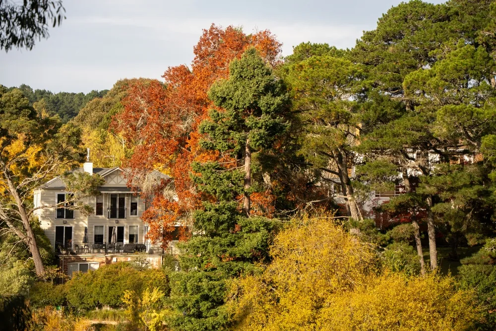Autumn view of Daylesford, Victoria, Australia 