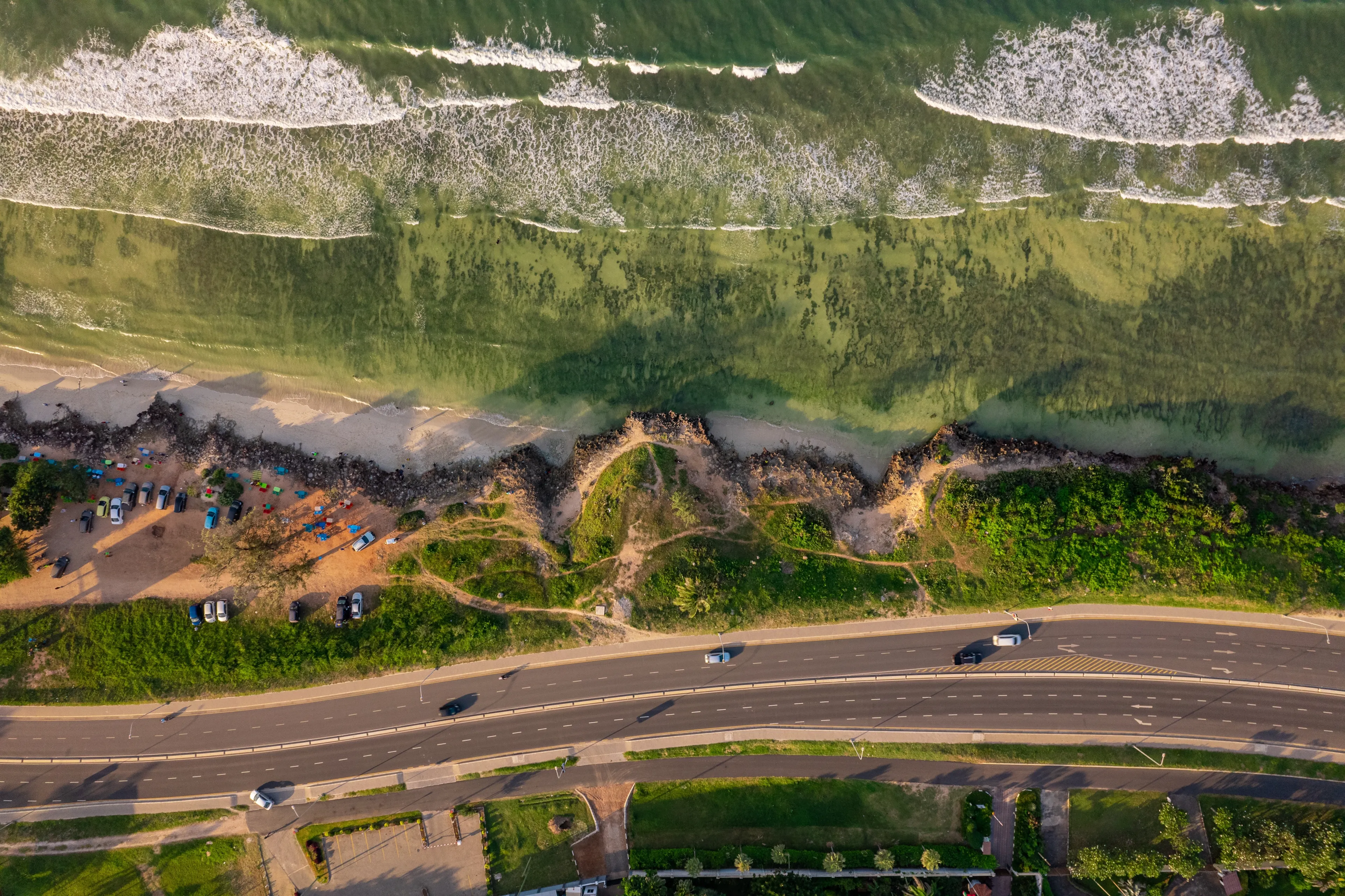Masaki, Dar Es Salaam, Tanzania - 25 June 2023: Cityscape of masaki, an administrative ward in Kinondoni District of the Dar es Salaam Region in Tanzania. 