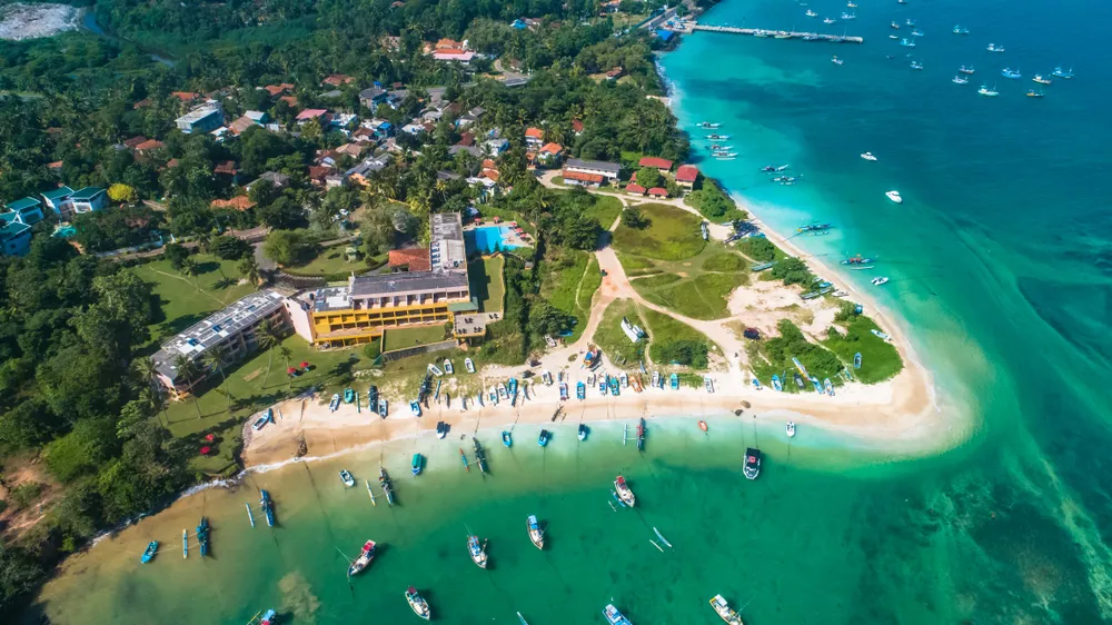 Aerial. Weligama, Sri Lanka.