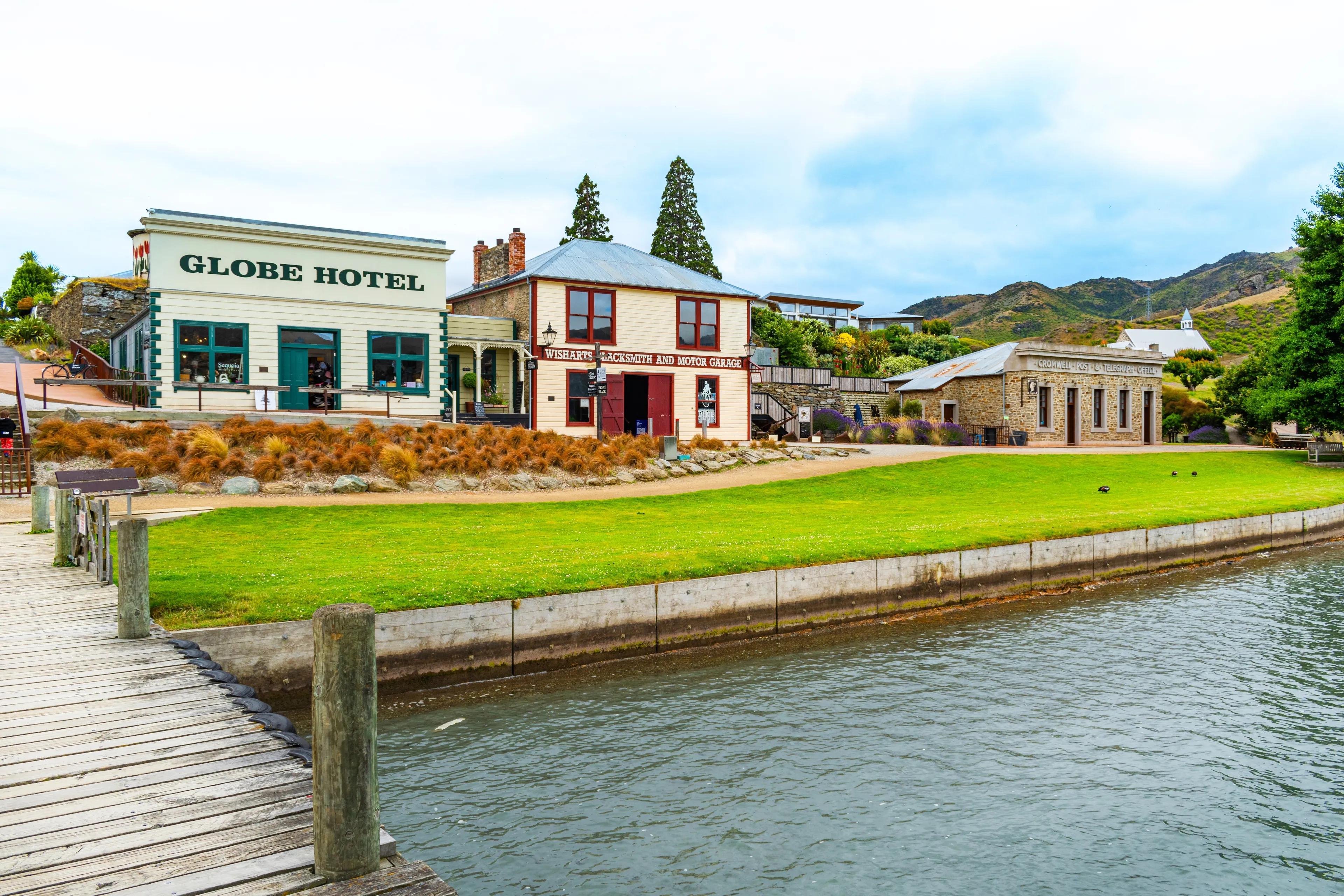 Cromwell, New Zealand - January 08, 2023: Cromwell Heritage Precinct Landmark