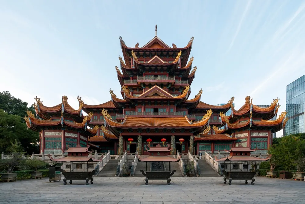 Landscape Architecture and Pagoda of Xichan Temple, Fuzhou, China
