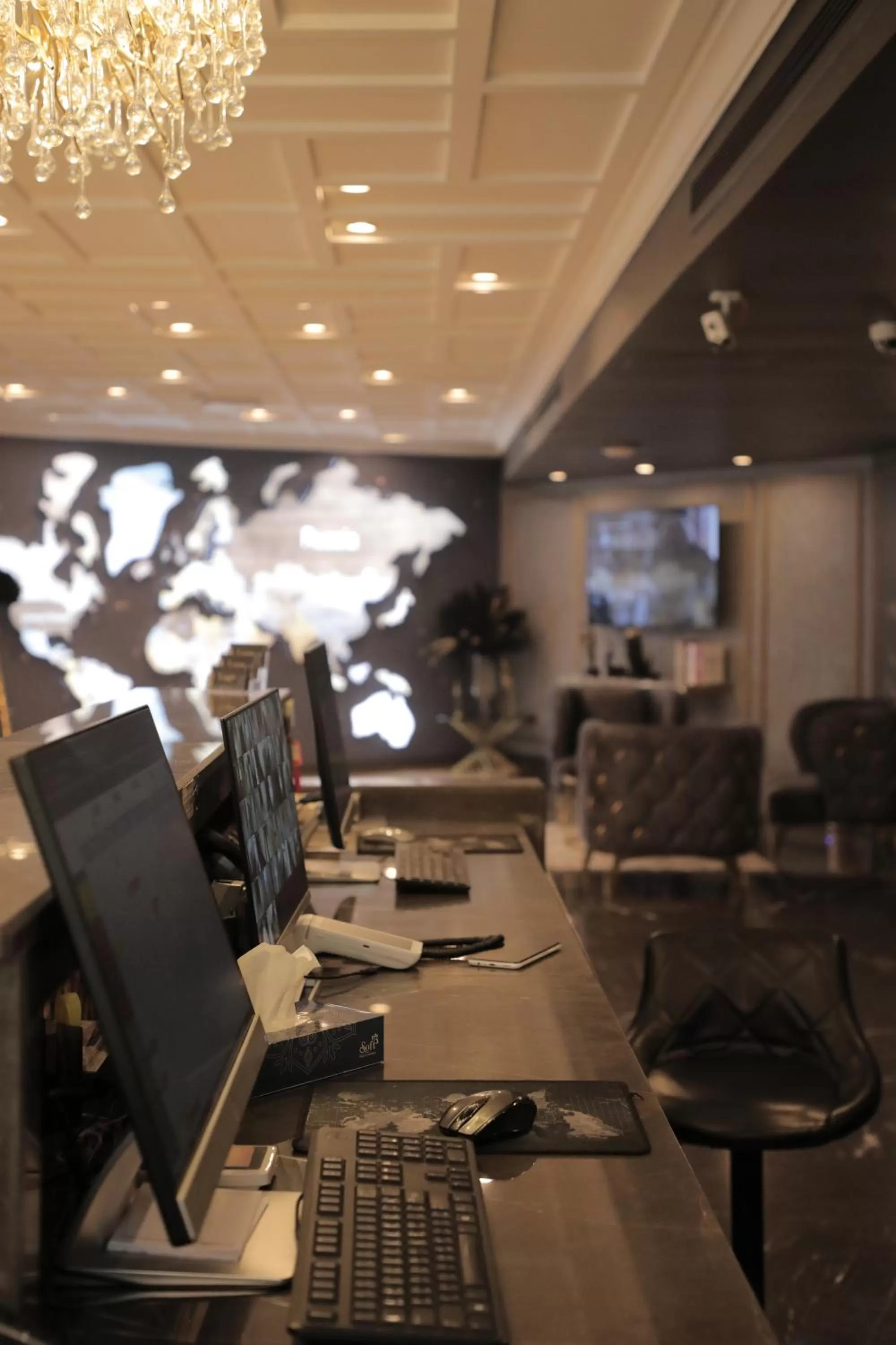 Lobby or reception in Nishan Hotel