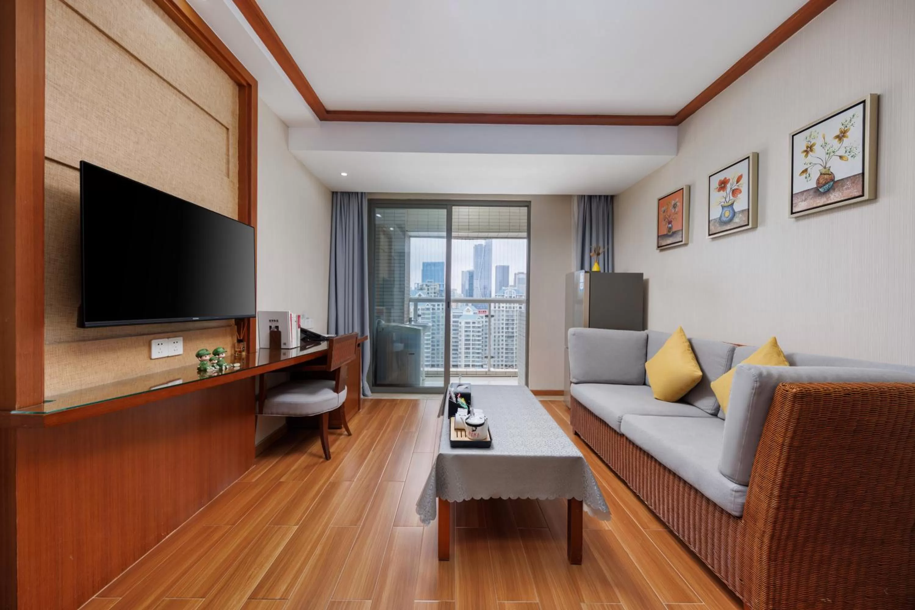 Living room in Sunflower Hotel &Residence, Futian Port Branch
