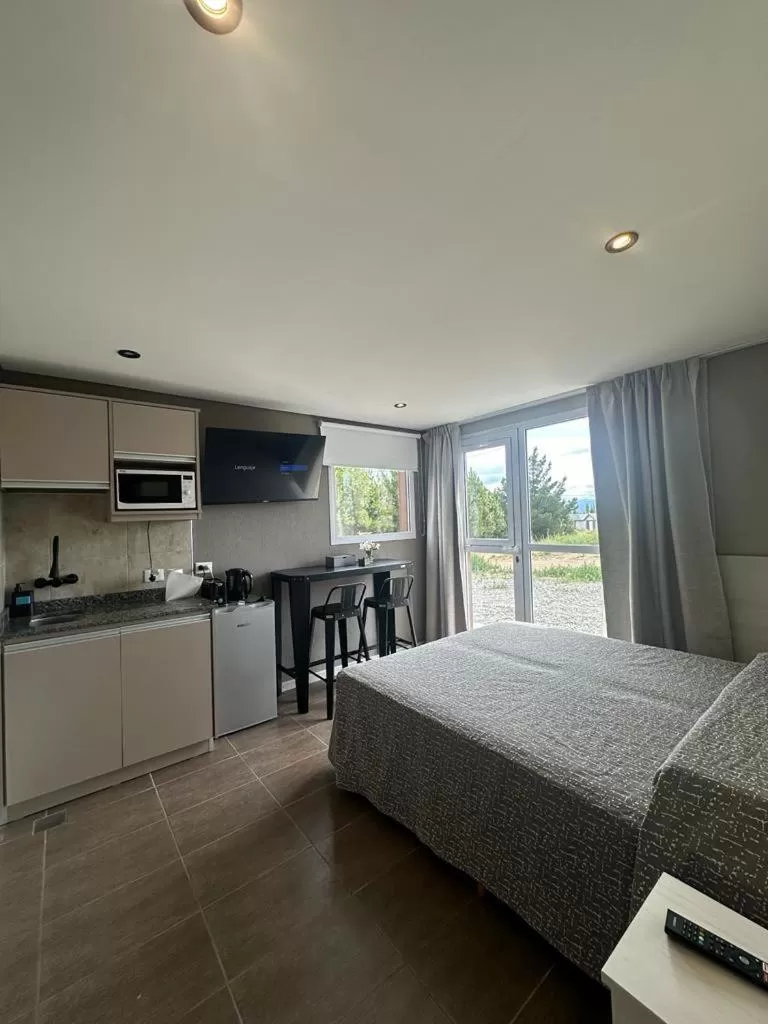 Bed in Tierra Tehuelche Hostería y Aparts