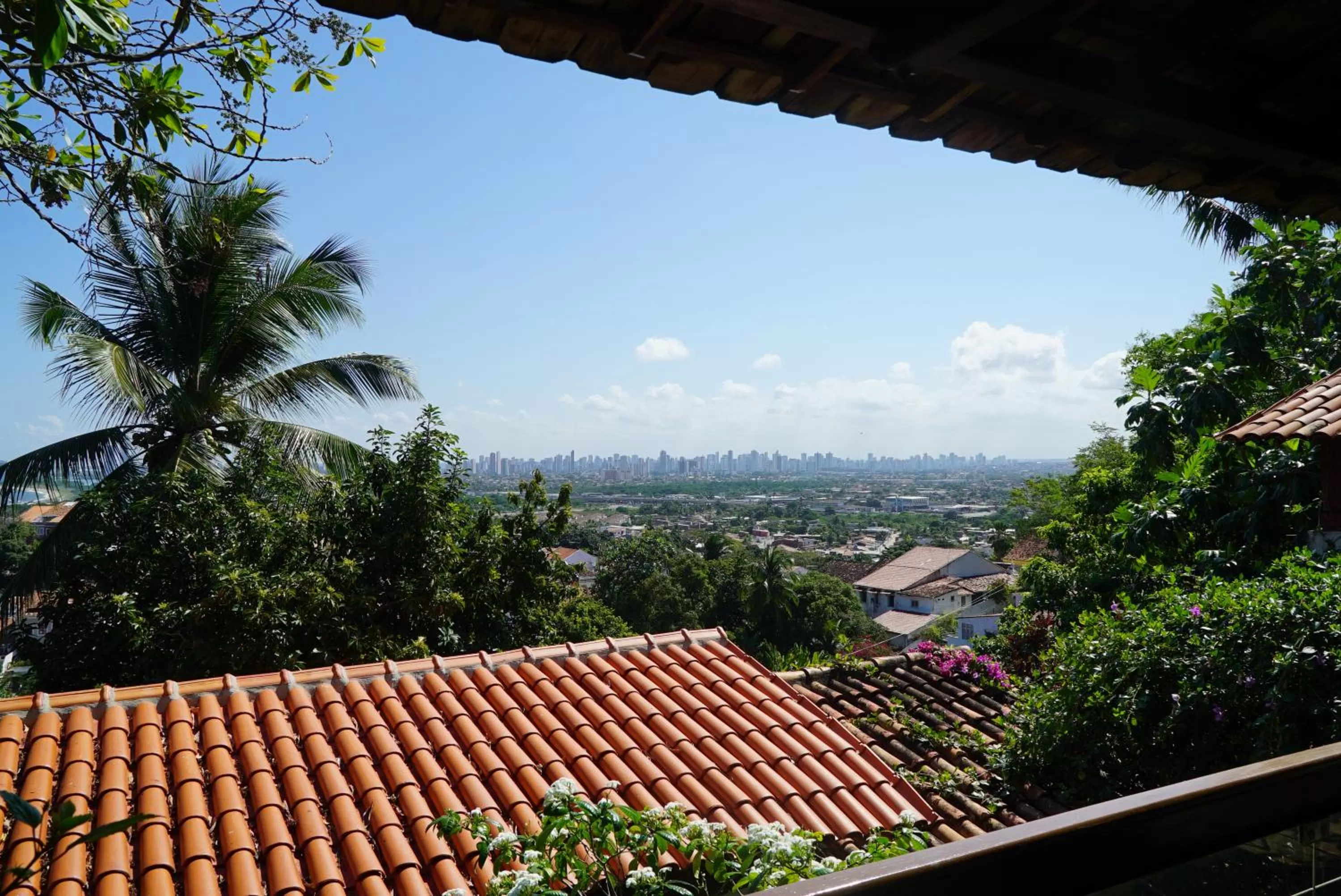 Balcony/Terrace in Pousada Irradiante