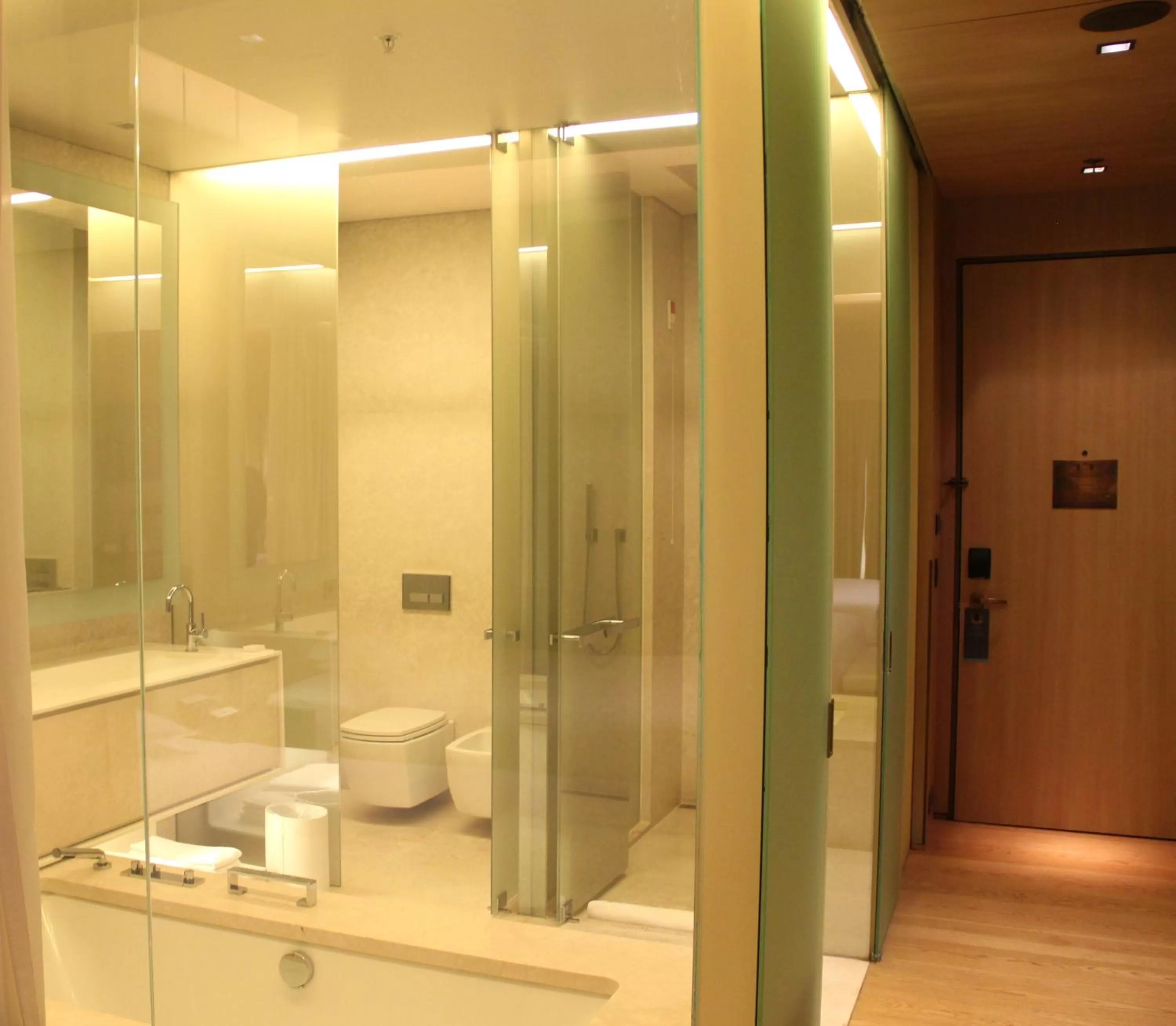 Shower in Hyatt Centric Levent Istanbul