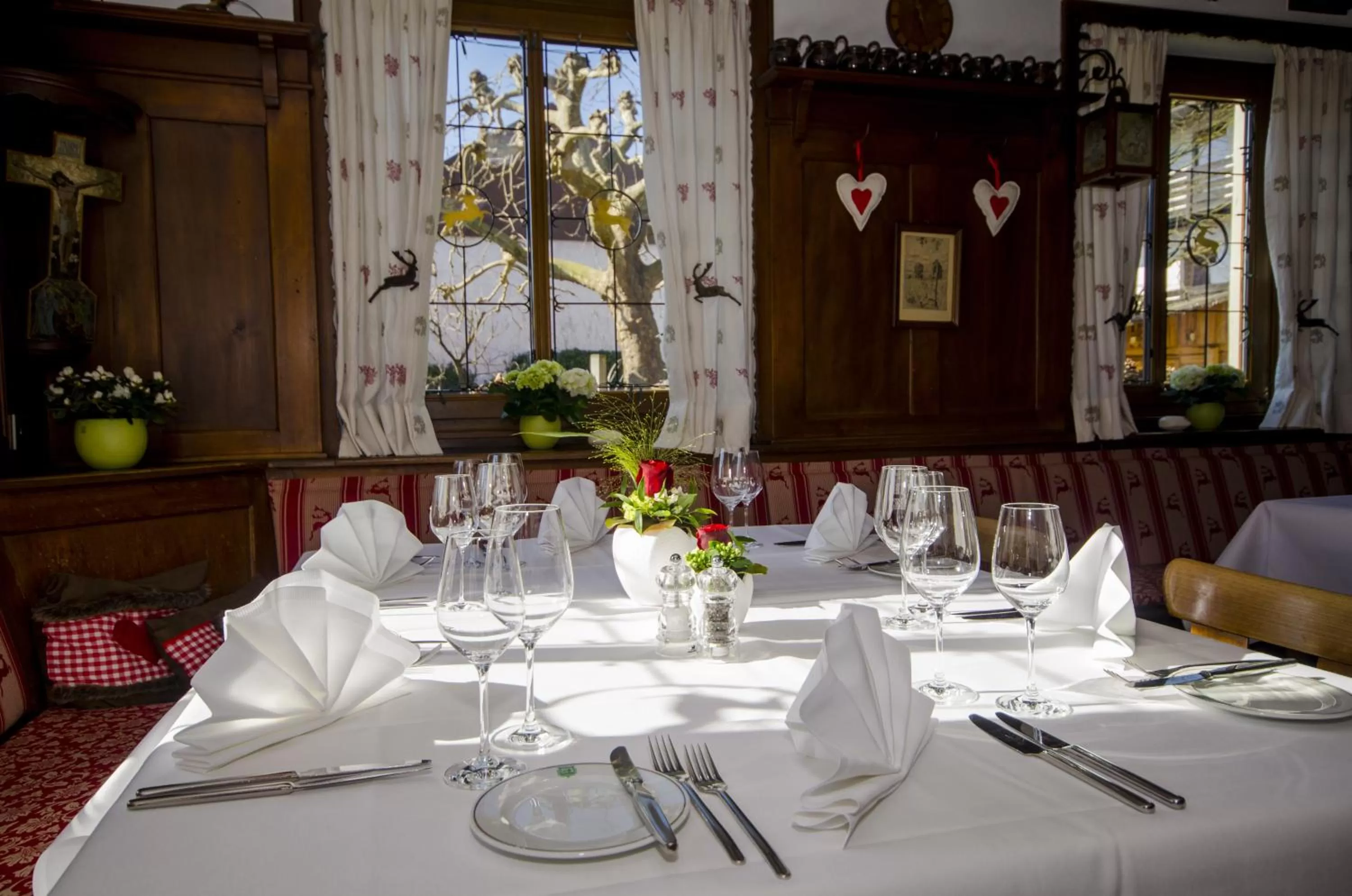 Dining area in Badischer Landgasthof Hirsch