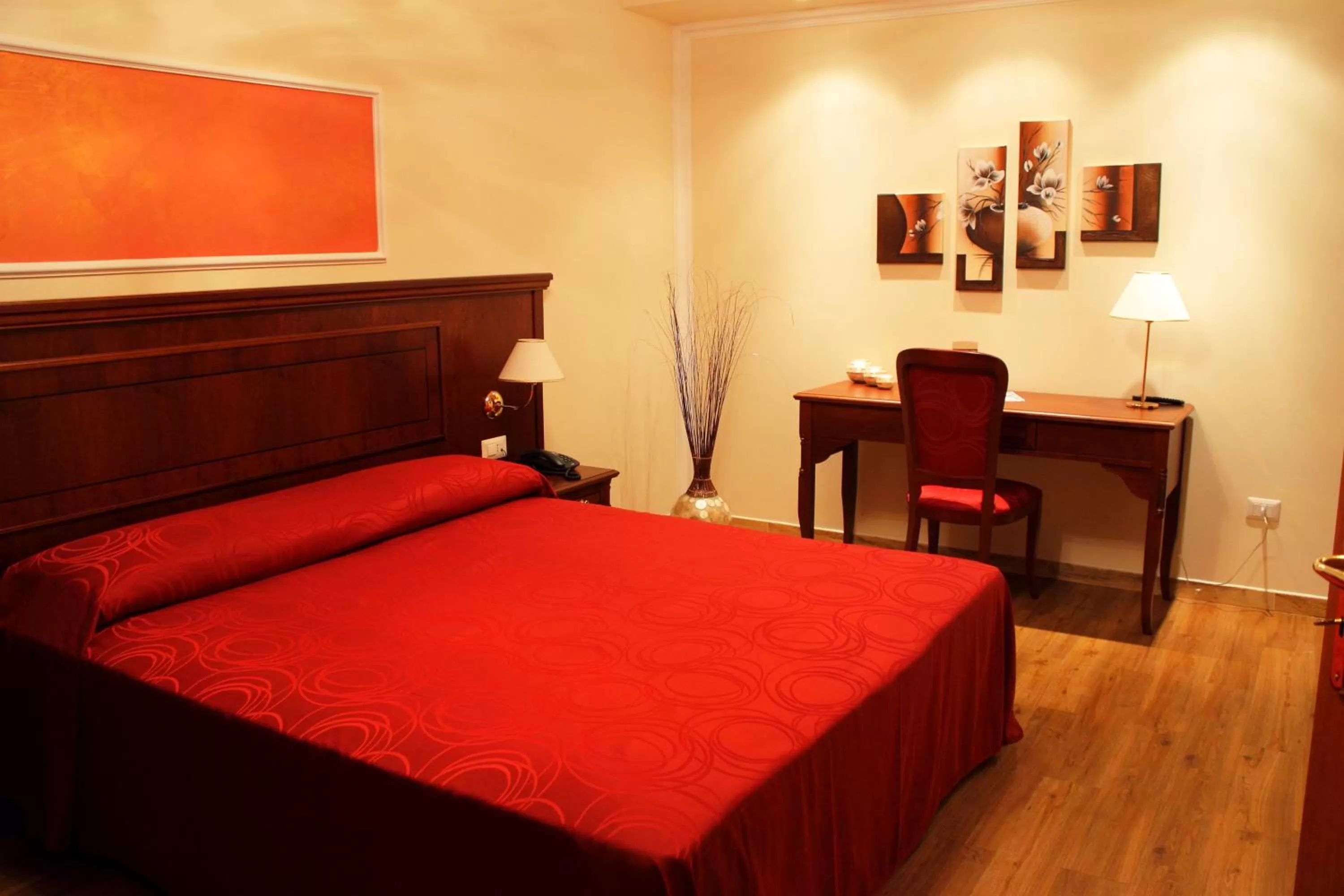 Bed in Grand Hotel Stella Maris Italia