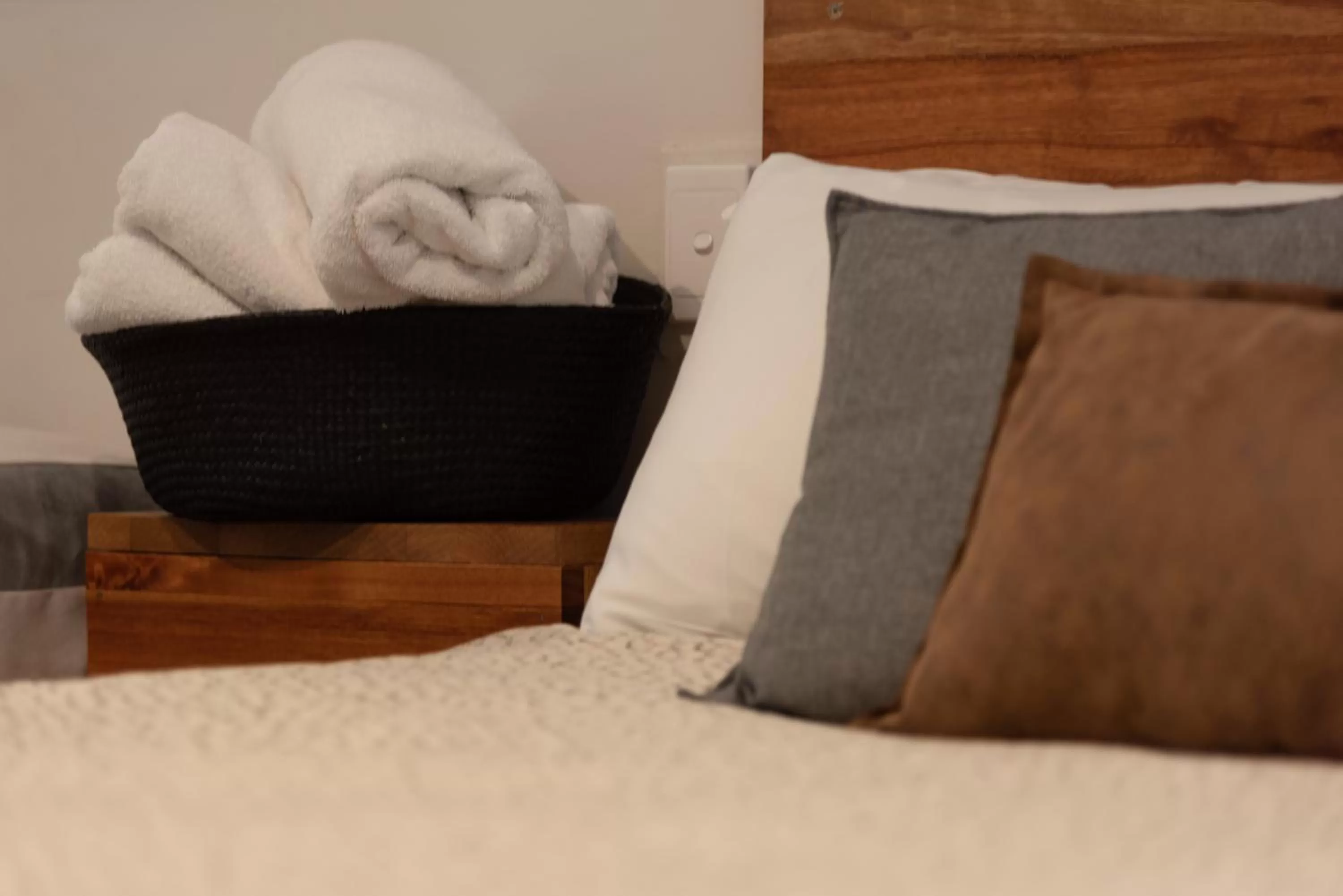 Bed in Black Forest Motel