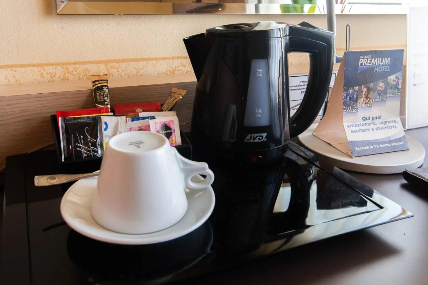 Coffee/tea facilities in Hotel Europa