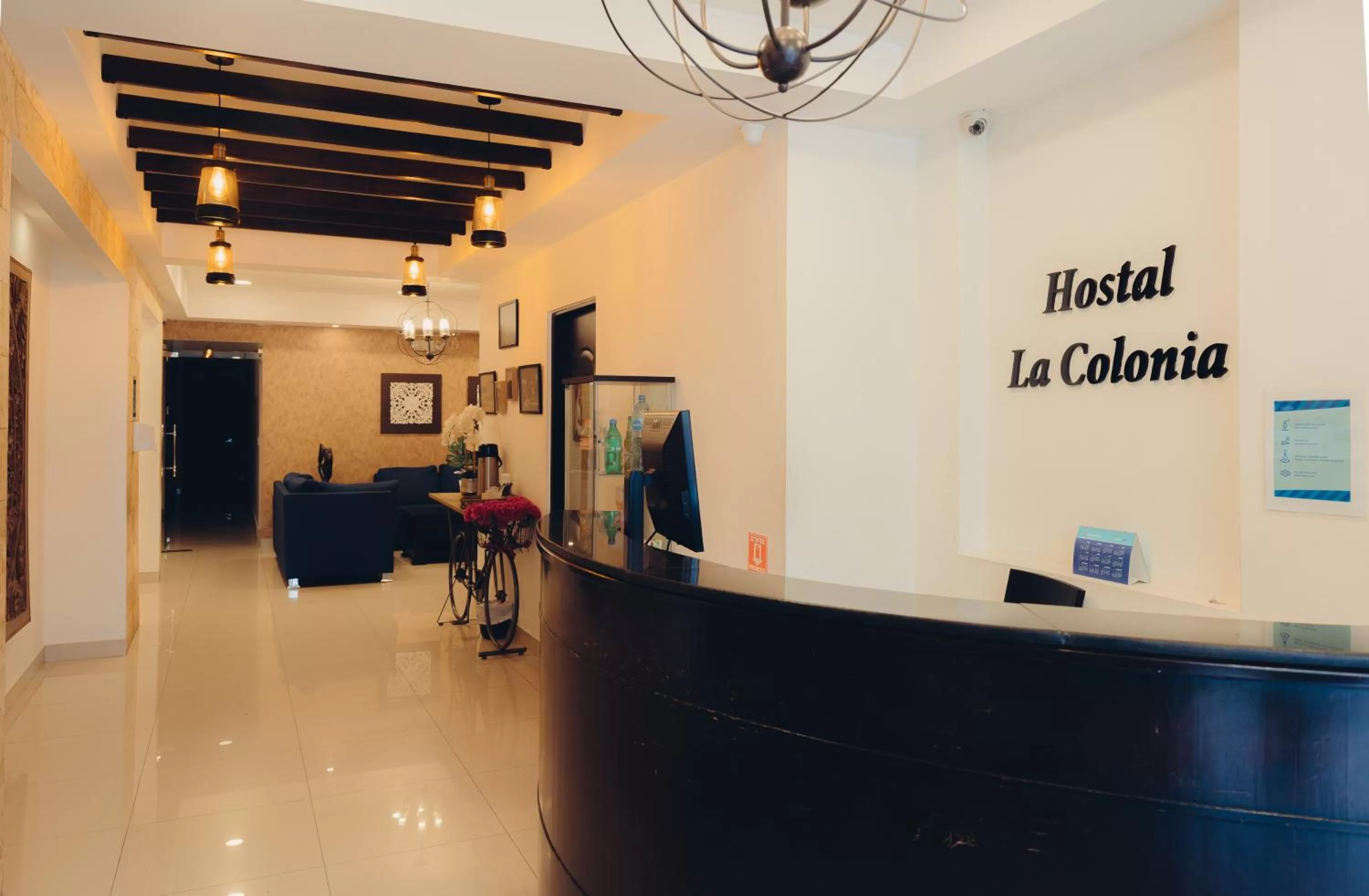 Lobby or reception in Hotel La Colonia