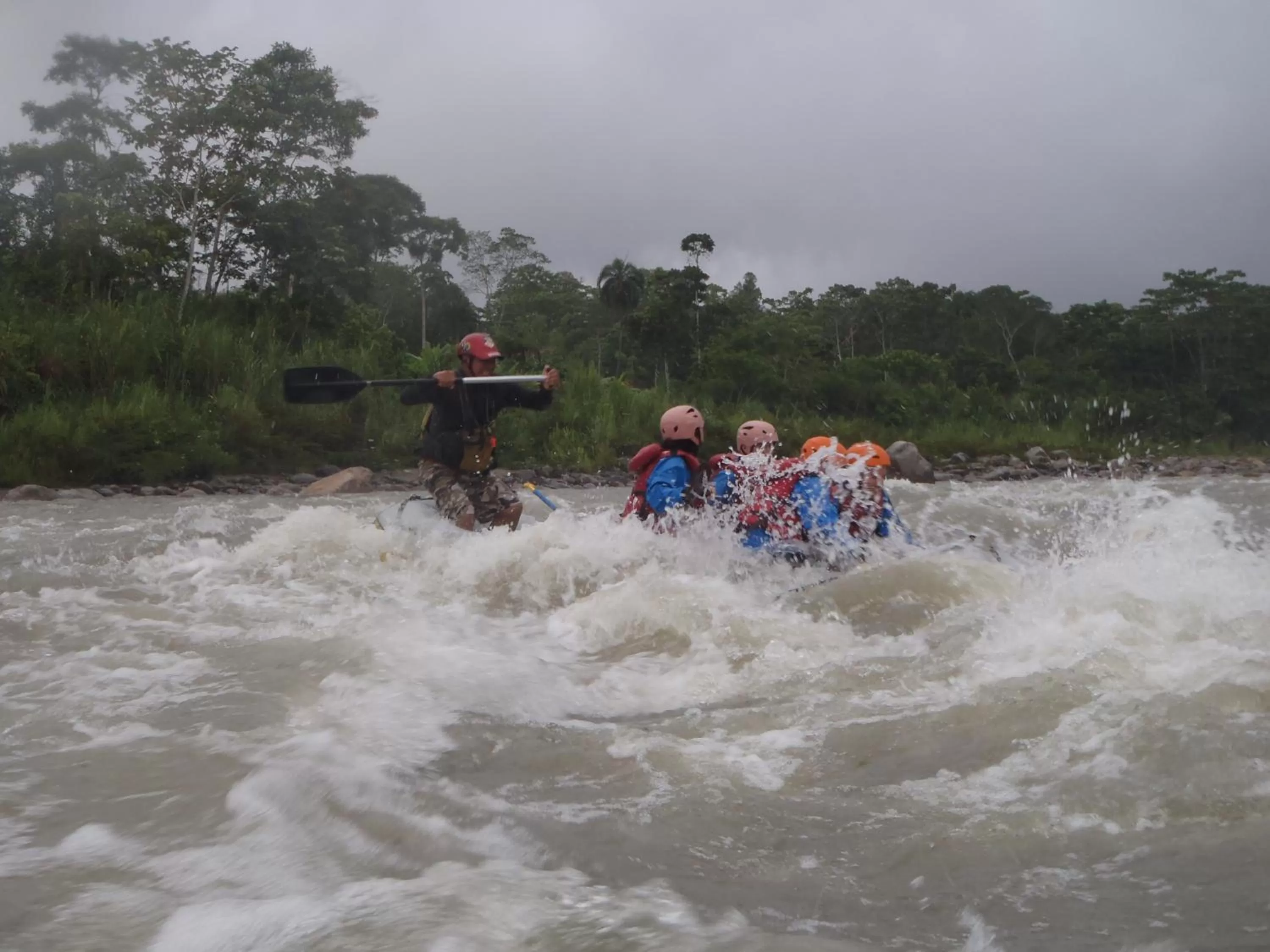 Canoeing in Hostal Limoncocha