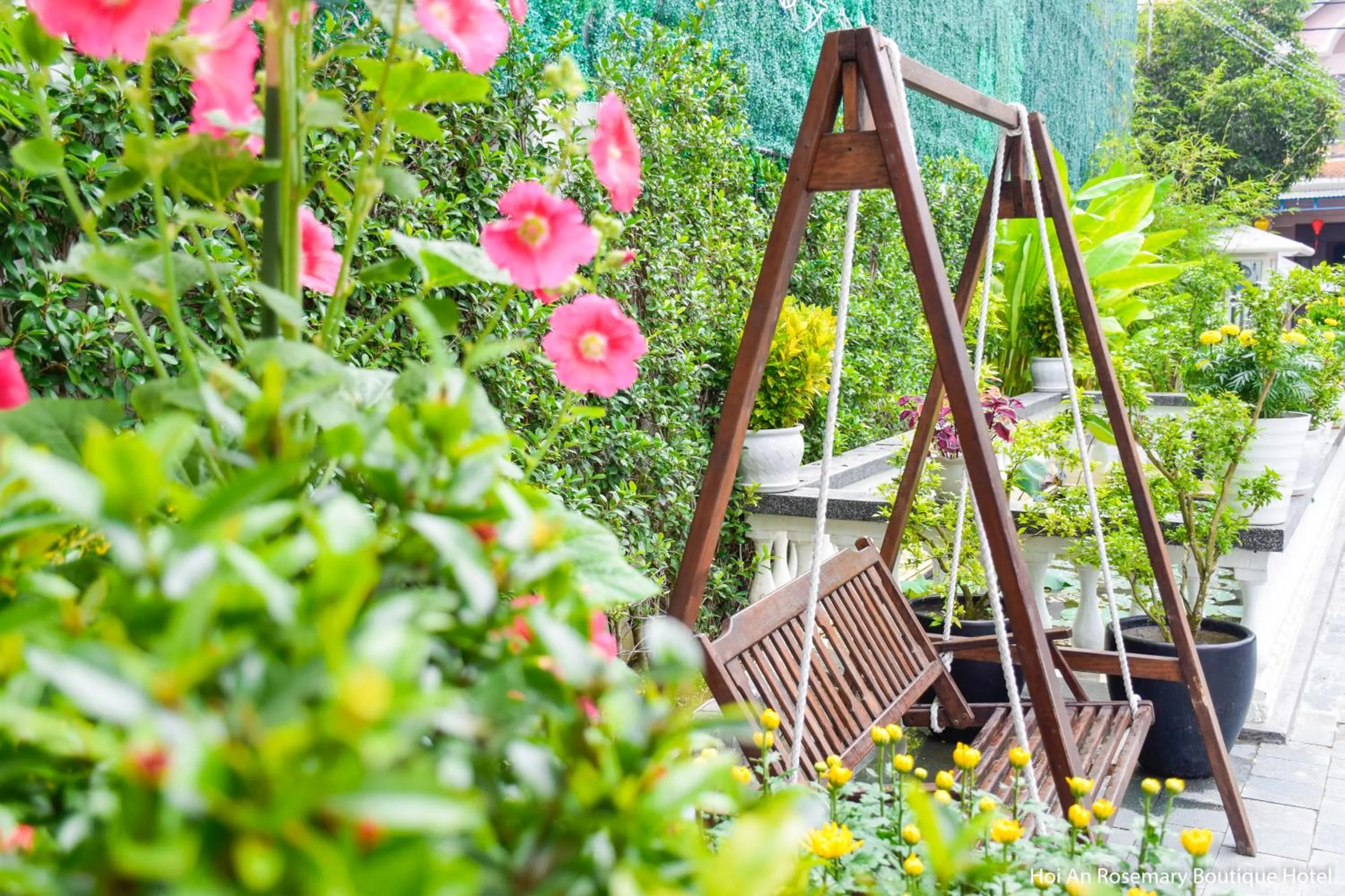 Garden in Hoi An Rosemary Boutique Hotel & Spa - A Peaceful Retreat